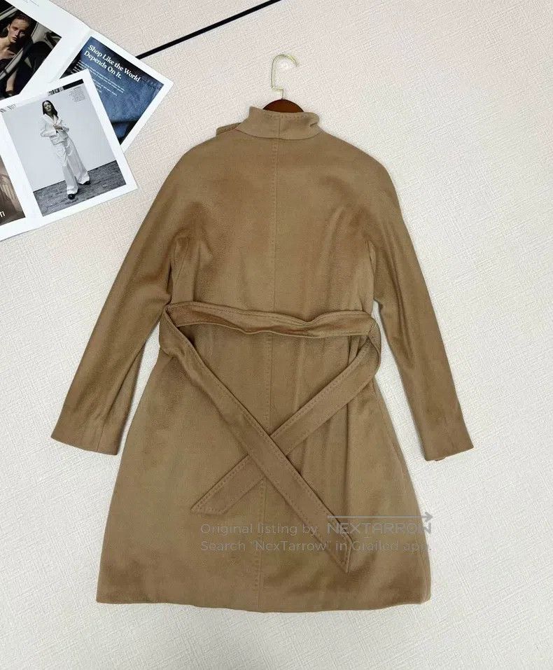 Max Mara Max Mara Brown Camel Hair Classic Coat Size XS / US 0-2 / IT 36-38 - 3 Thumbnail