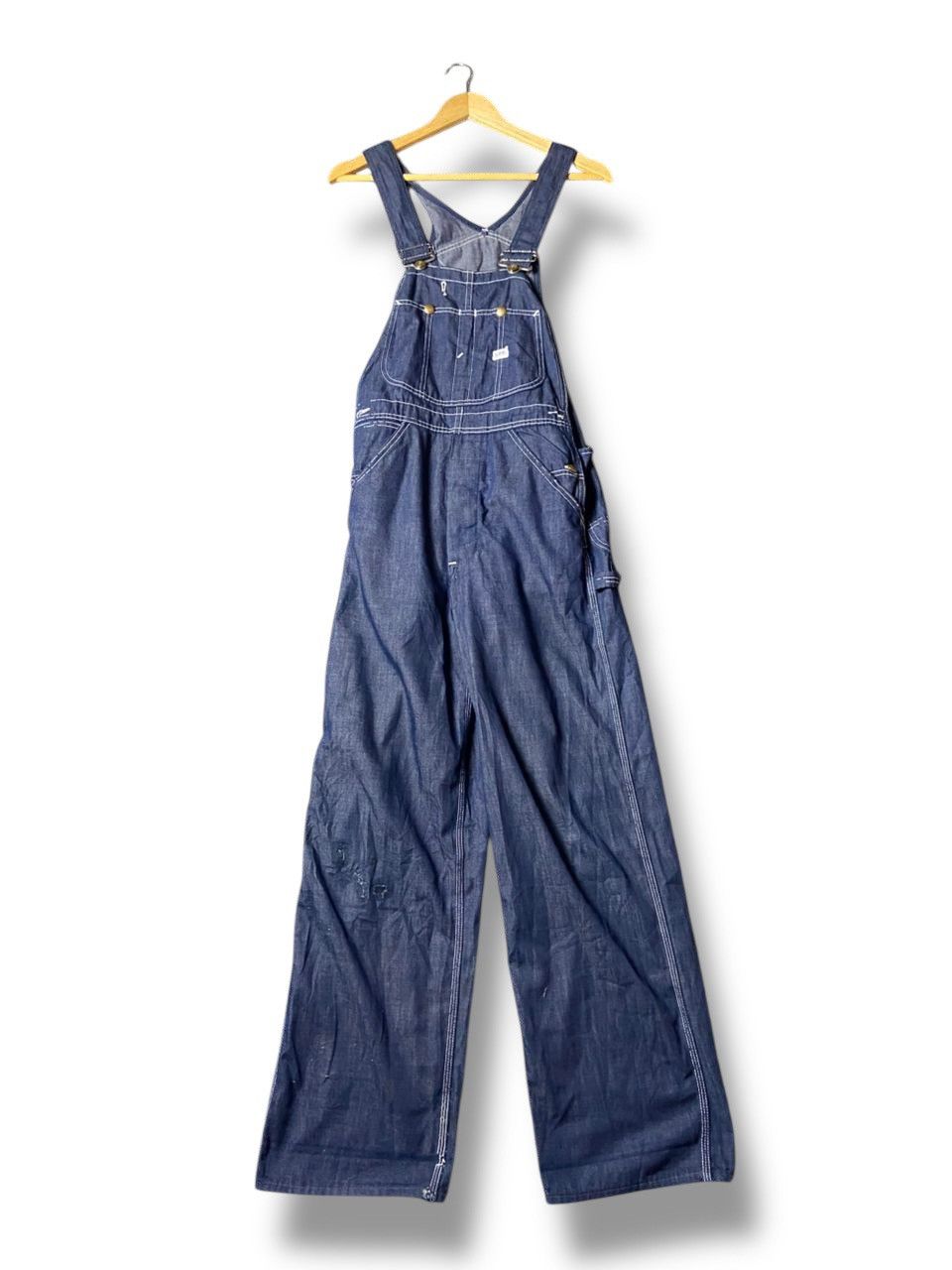 Japanese Brand × Lee × Vintage Vintage Lee Denim Overalls (121) Size US 31 - 1 Thumbnail