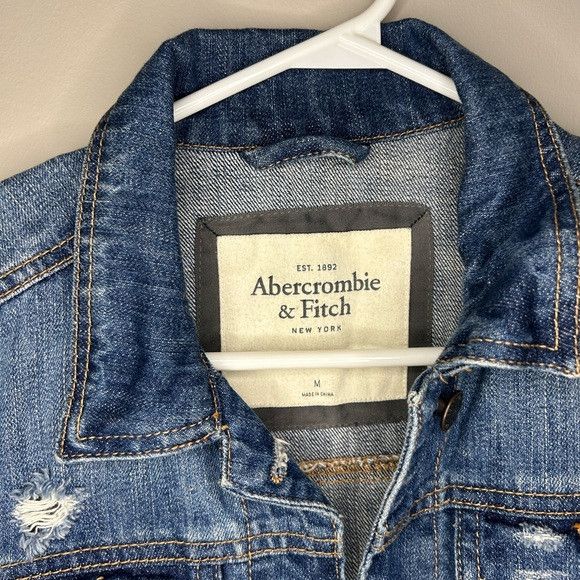 Abercrombie & Fitch Abercrombie & Fitch Denim Jean Jacket Size M / US 6-8 / IT 42-44 - 5 Thumbnail
