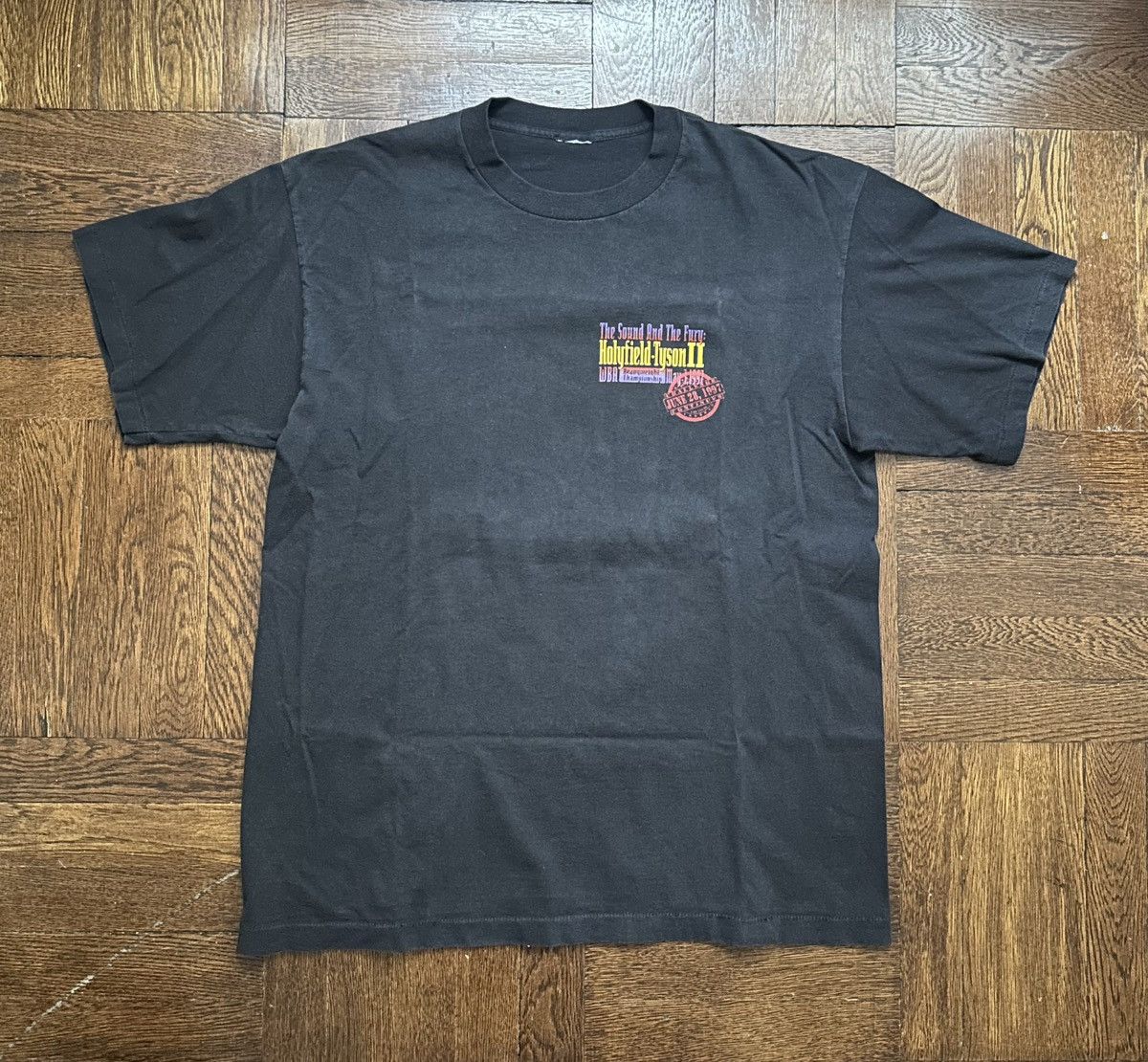 Rap Tees Vintage 1997 Tyson vs Holyfield II T Shirt Bite Fight Promo Size US XL / EU 56 / 4 - 2 Thumbnail