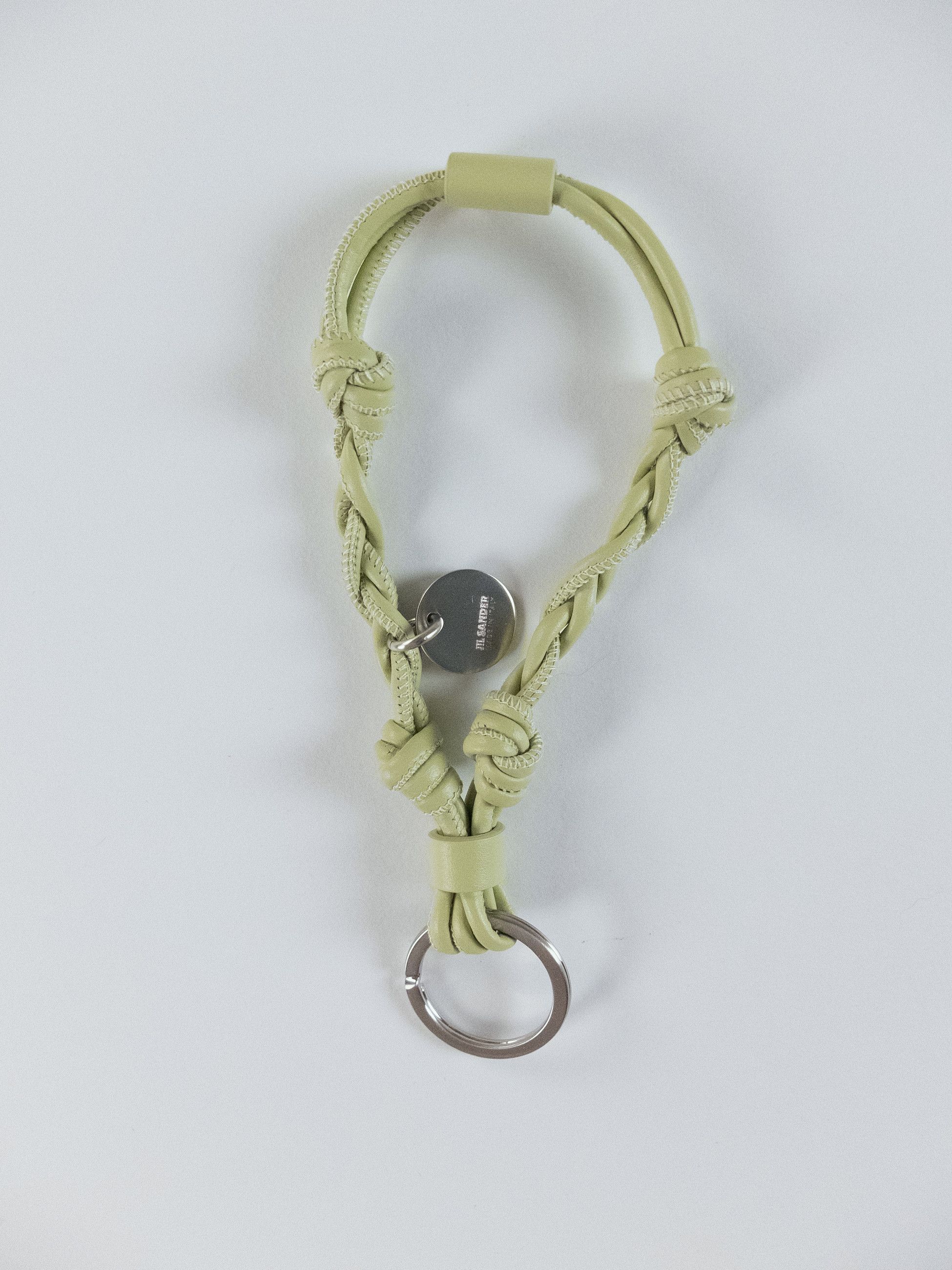 Jil Sander JIL SANDER Tangle pastel green knotted leather keychain Size ONE SIZE - 1 Thumbnail