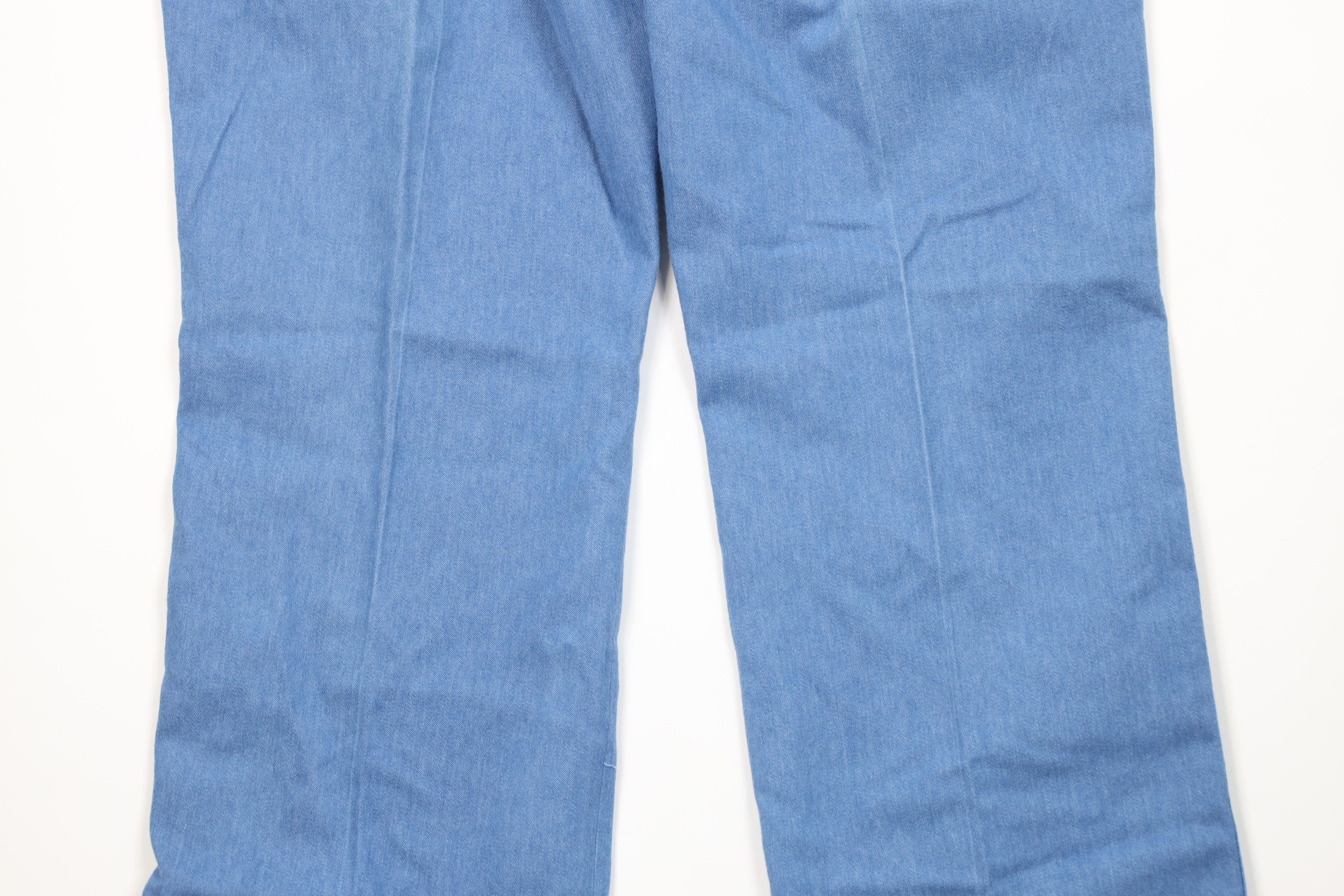 Vintage Vintage 70s Streetwear Wide Leg Bell Bottoms Jeans Blue USA Size US 38 / EU 54 - 10 Thumbnail