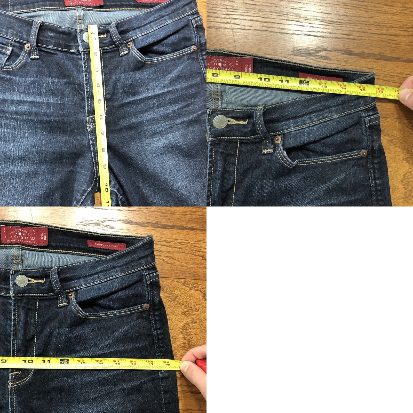 Lucky Brand Lucky Brand Brooklyn Skinny Jeans Womens Tag 10 X 30 Inseam Denim Blue Size 32" / US 10 / IT 46 - 9 Thumbnail