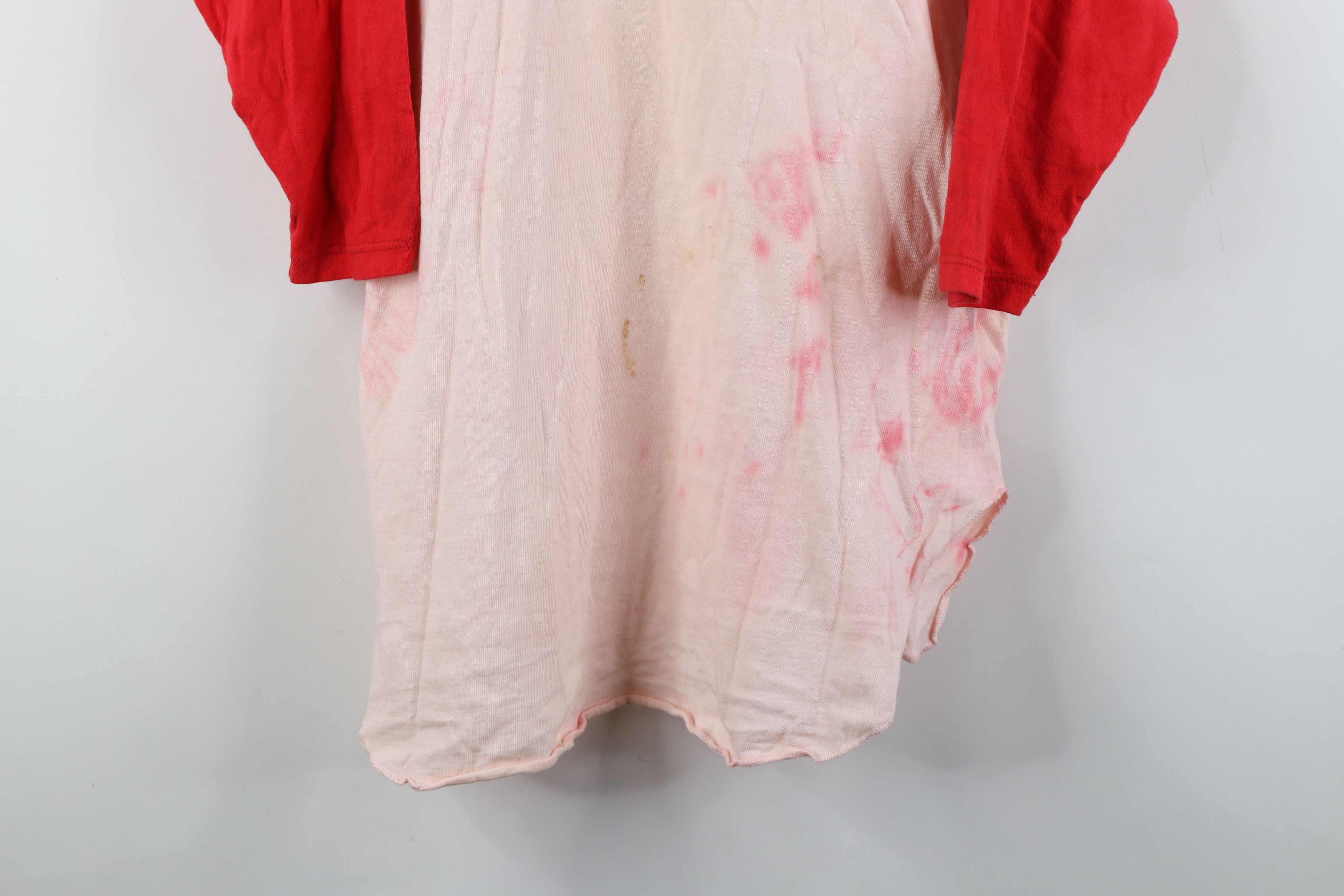 Vintage Vintage 50s 60s Streetwear Blank Baseball Raglan T-Shirt USA Size US L / EU 52-54 / 3 - 3 Thumbnail