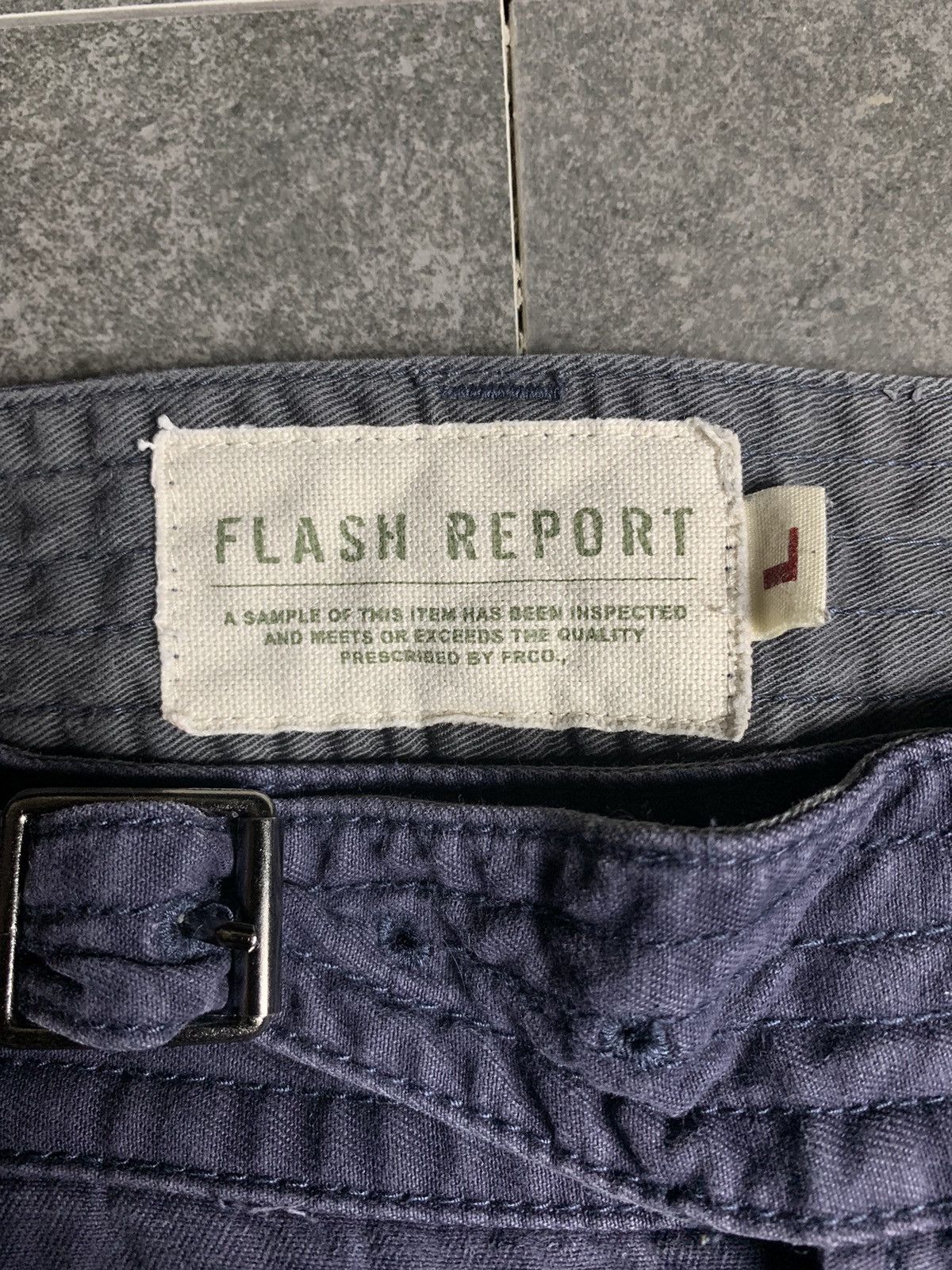 If Six Was Nine × Japanese Brand × Le Grande Bleu (L.G.B.) 2000s Flash Report Gurkha Cargo Pants Size US 33 - 5 Thumbnail