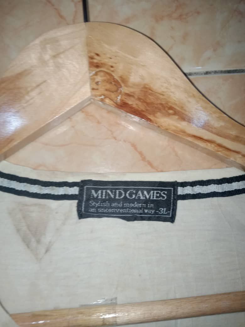 Mind Games Japanese~Mind Games Poem Gothic Punk Style Size US L / EU 52-54 / 3 - 4 Thumbnail