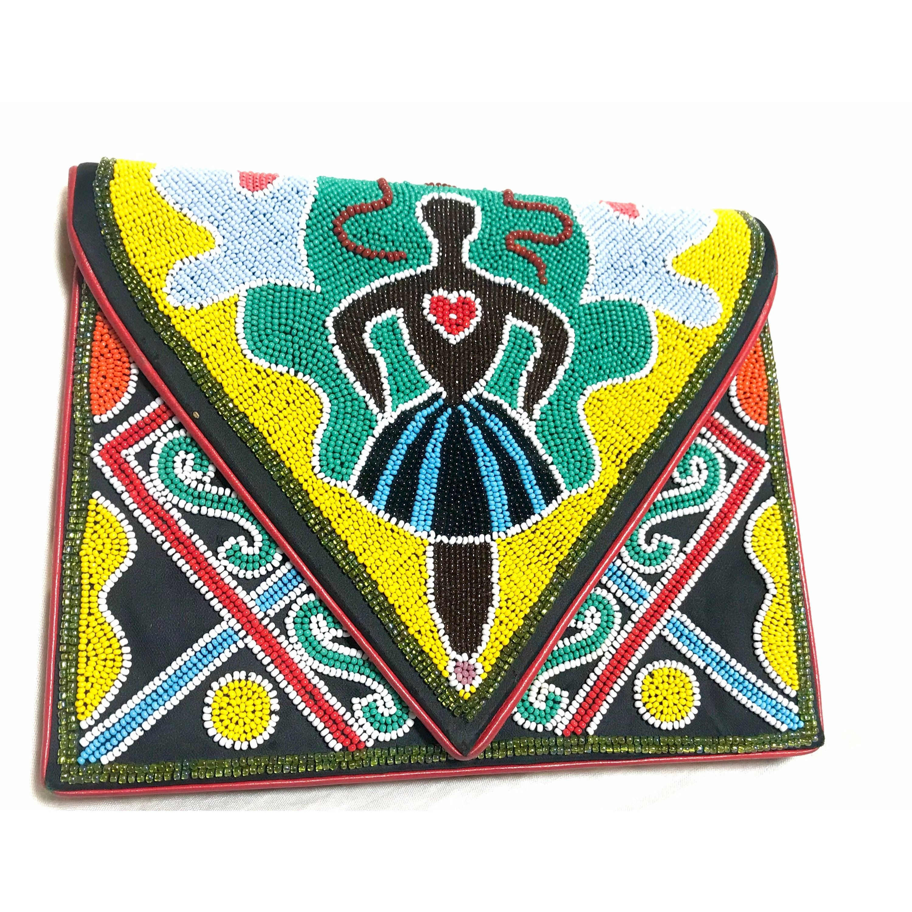 Other Vintage Renaud Pellegrino ethnic design beaded bag Size ONE SIZE - 4 Thumbnail
