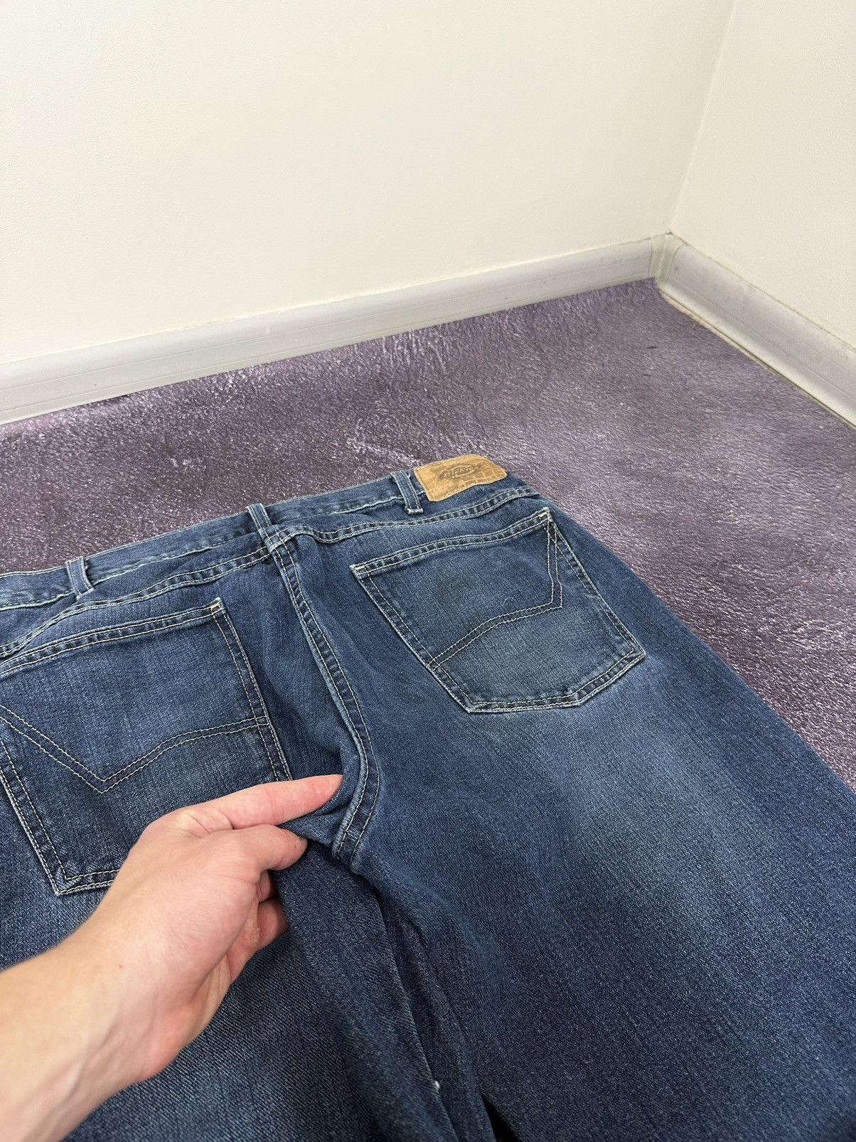 Dickies Vintage 90s Dickies USA Baggy Opium Faded Hype Work Jeans Size US 38 / EU 54 - 6 Thumbnail