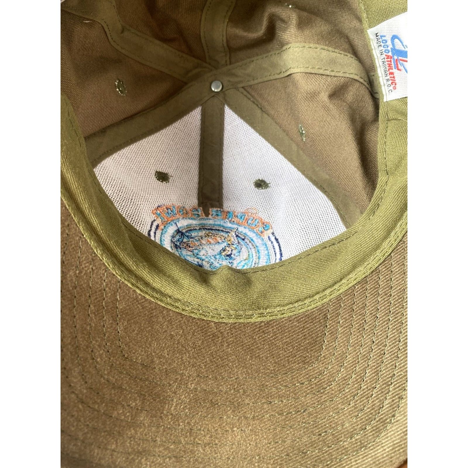 Logo Athletic VINTAGE Logo Athletic Super Bowl Hat 1999 XXXIII Miami Strapback Adjustable Hat Mens Green 90s NFL Football Sports Baseball Cap Size ONE SIZE - 4 Thumbnail