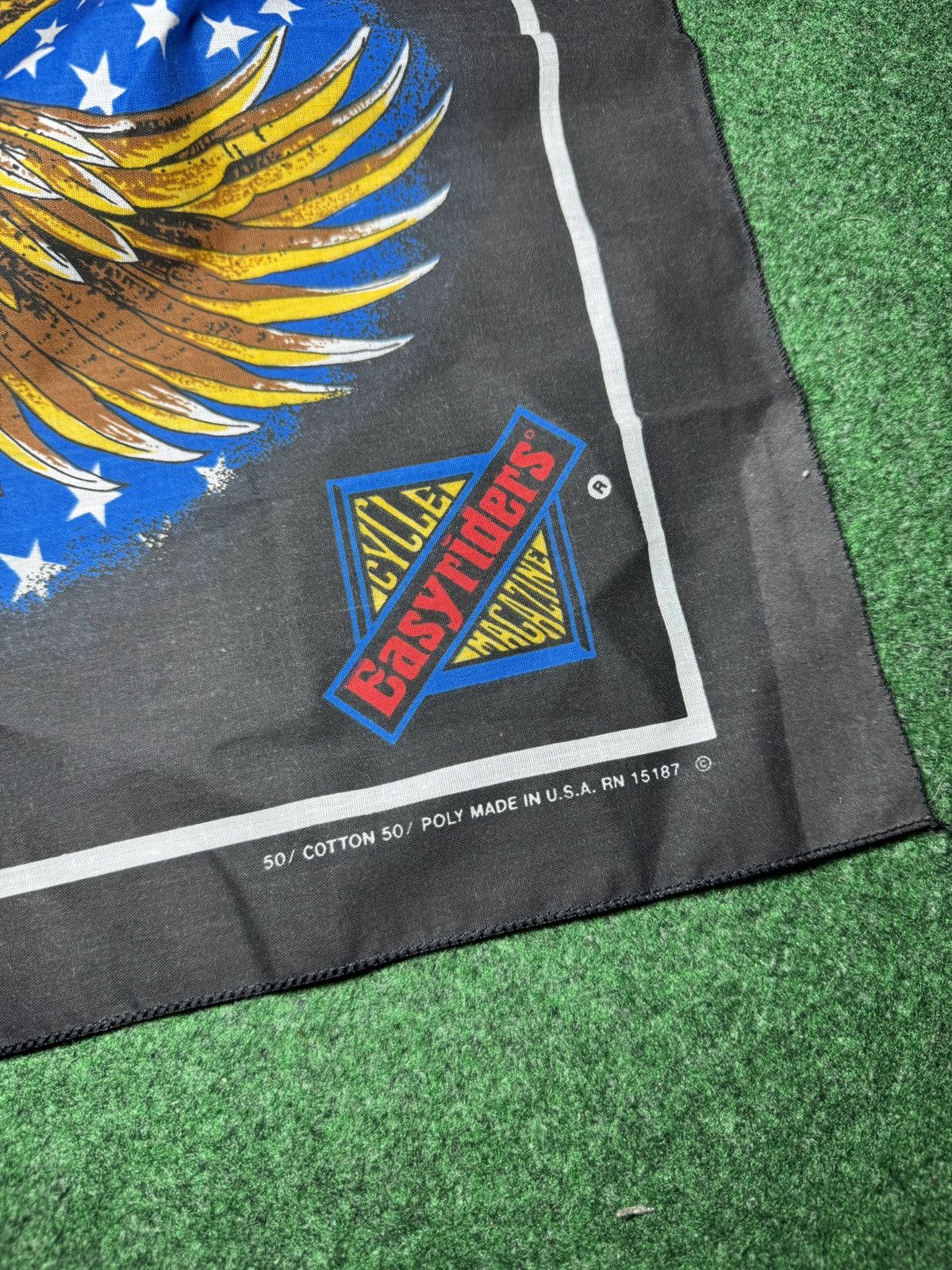 Harley Davidson × Vintage Vintage 90s Easy Riders Something Wild Eagle Biker Bandana Size ONE SIZE - 2 Thumbnail