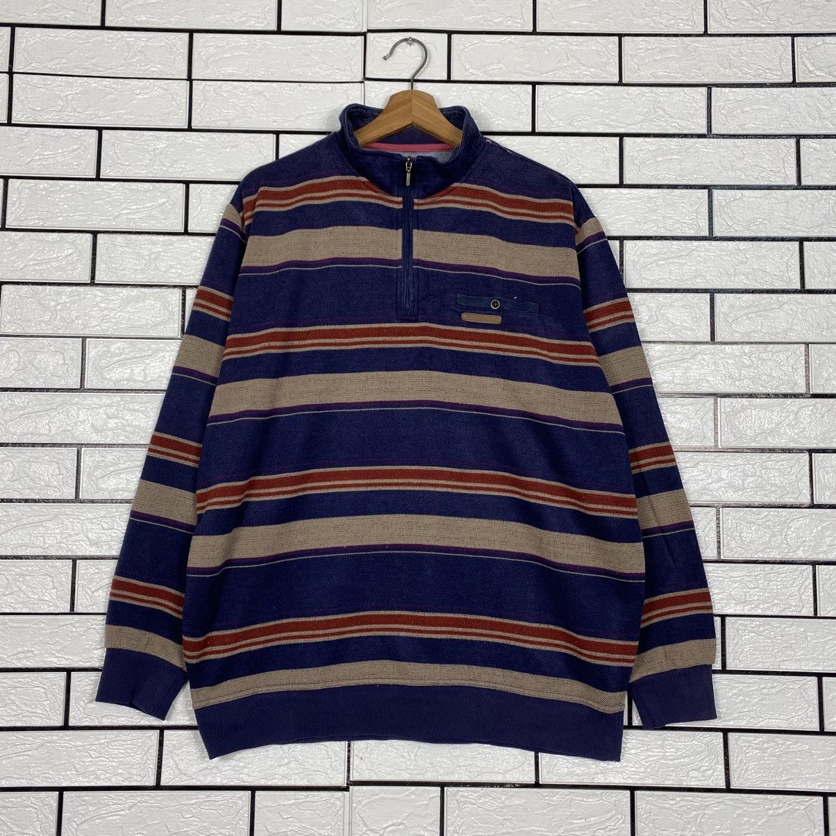 Japanese Brand Vintage Sweatshirt Striped Nicole Morrison Issey Miyake Size US L / EU 52-54 / 3 - 2 Thumbnail