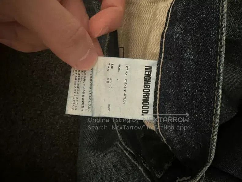 Neighborhood Neighborhood size L Indigo Basic Washed Denim Jeans Size US 27 - 3 Thumbnail