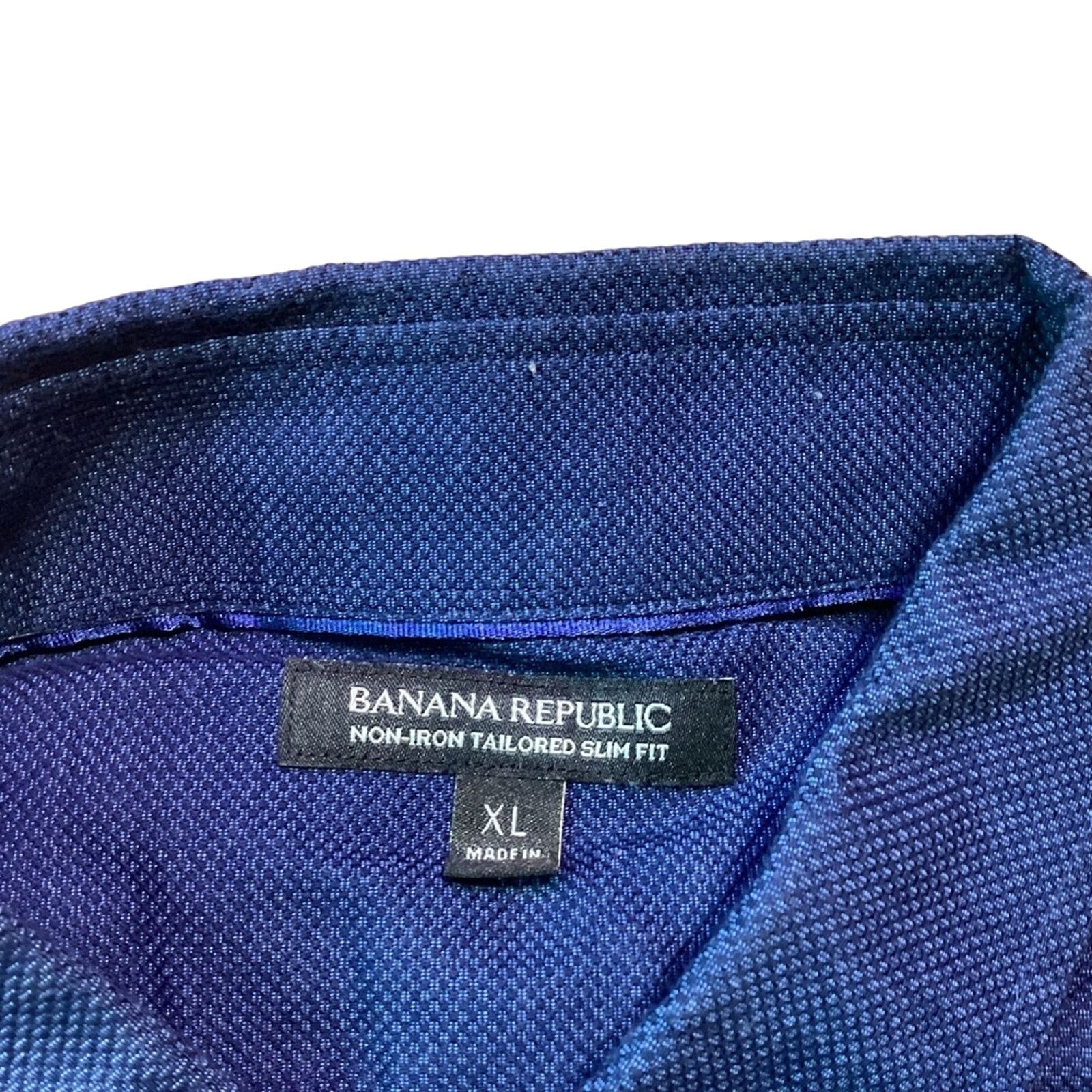 Banana Republic Banana Republic Tailored Slim Fit Button Down Size US XL / EU 56 / 4 - 2 Thumbnail
