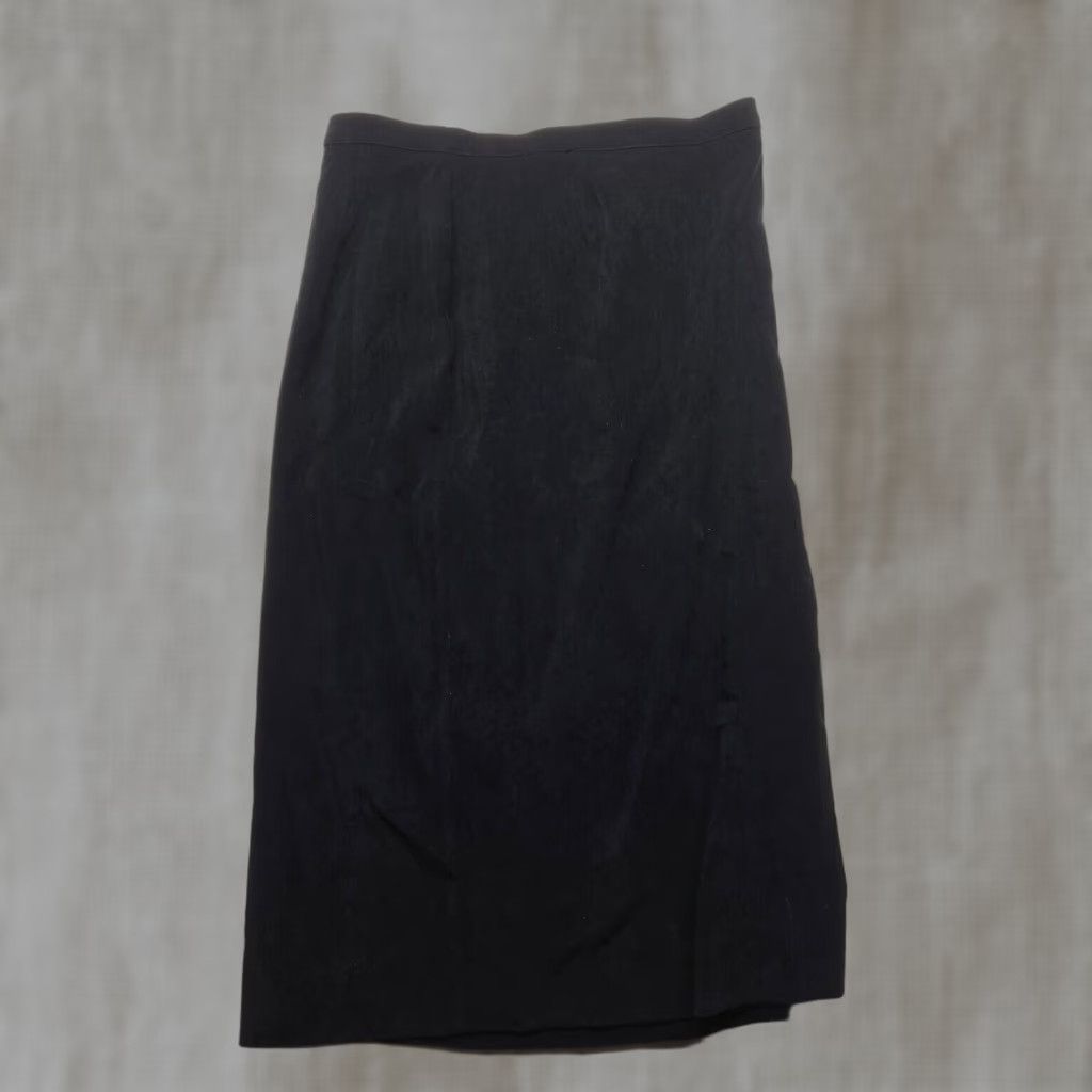 Loft LOFT Skirt Black A-Line 8P Petite Women's Short Career Bohemian Festival Retro Hip Hop Western Dressy Casual Work Skirt Womens Size 30" / US 8 / IT 44 - 1 Thumbnail