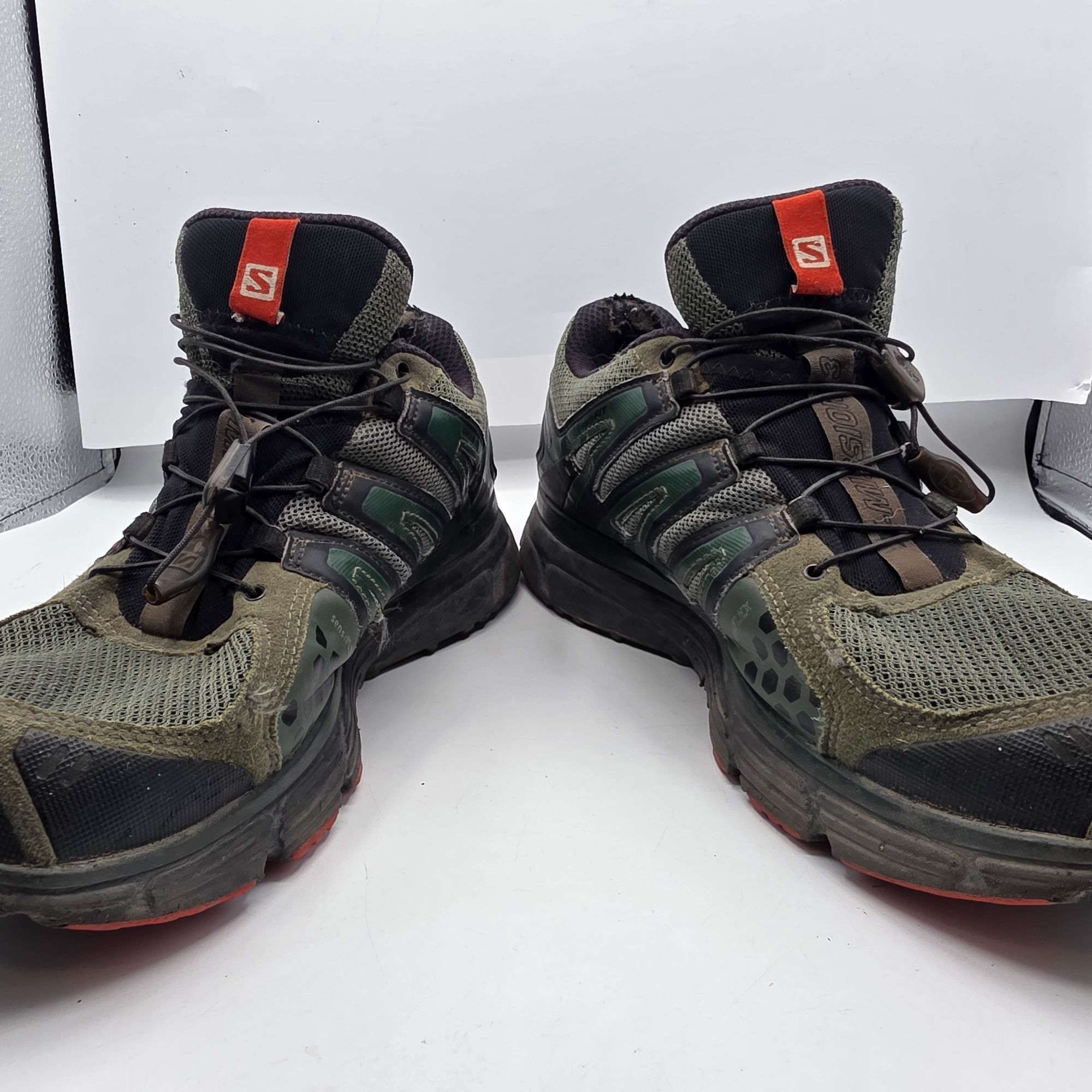 Salomon Salomon X-Mission 3 Mens 11.5 Green Red Trail Running Shoes Size US 11.5 / EU 44-45 - 3 Thumbnail