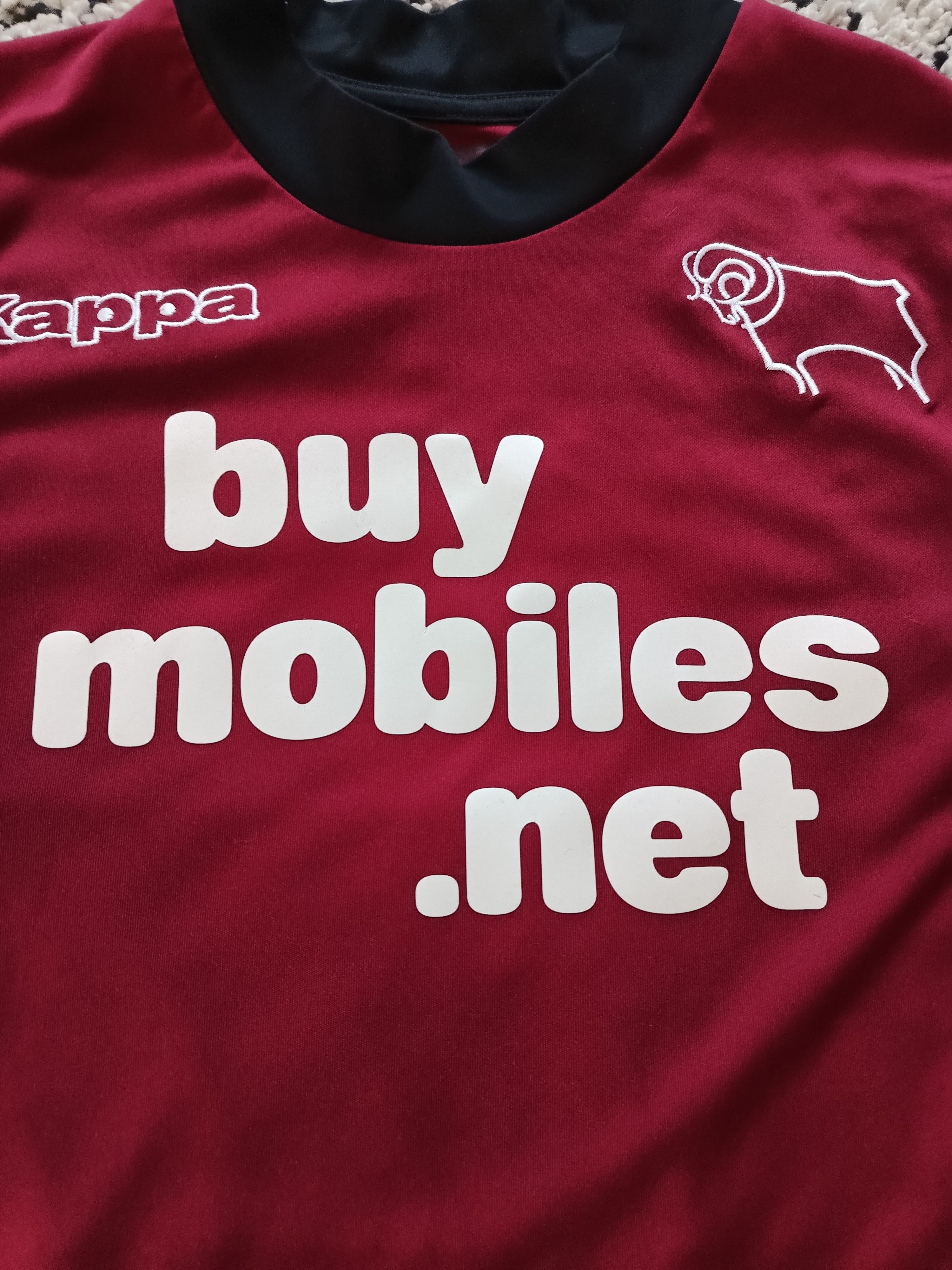 Kappa Derby County 2013/14 soccer jersey Size US M / EU 48-50 / 2 - 2 Thumbnail