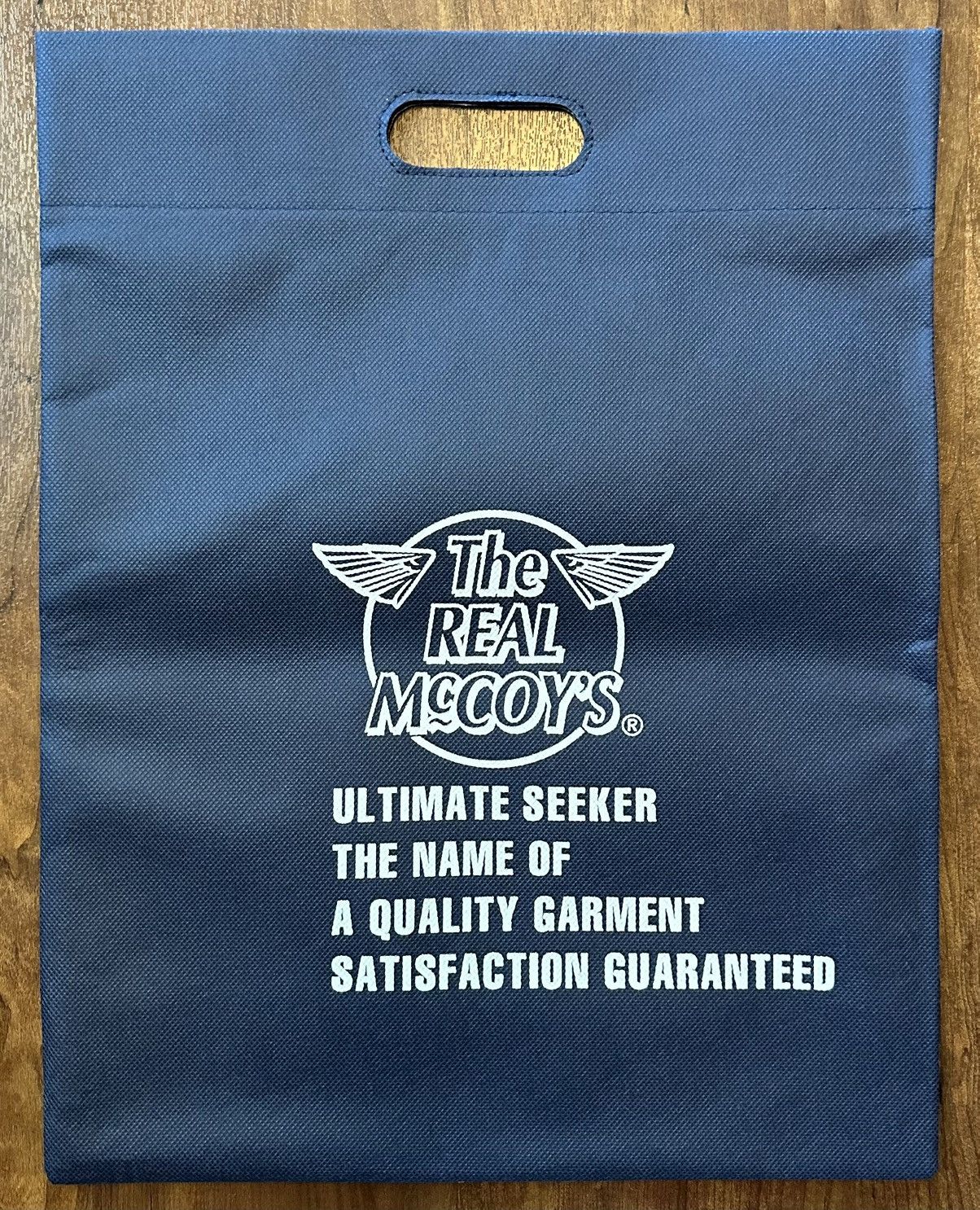 The Real Mccoys The Real MccoyS Tote Bag With Handle Navy 13.25X17.25 in Blue, Men's