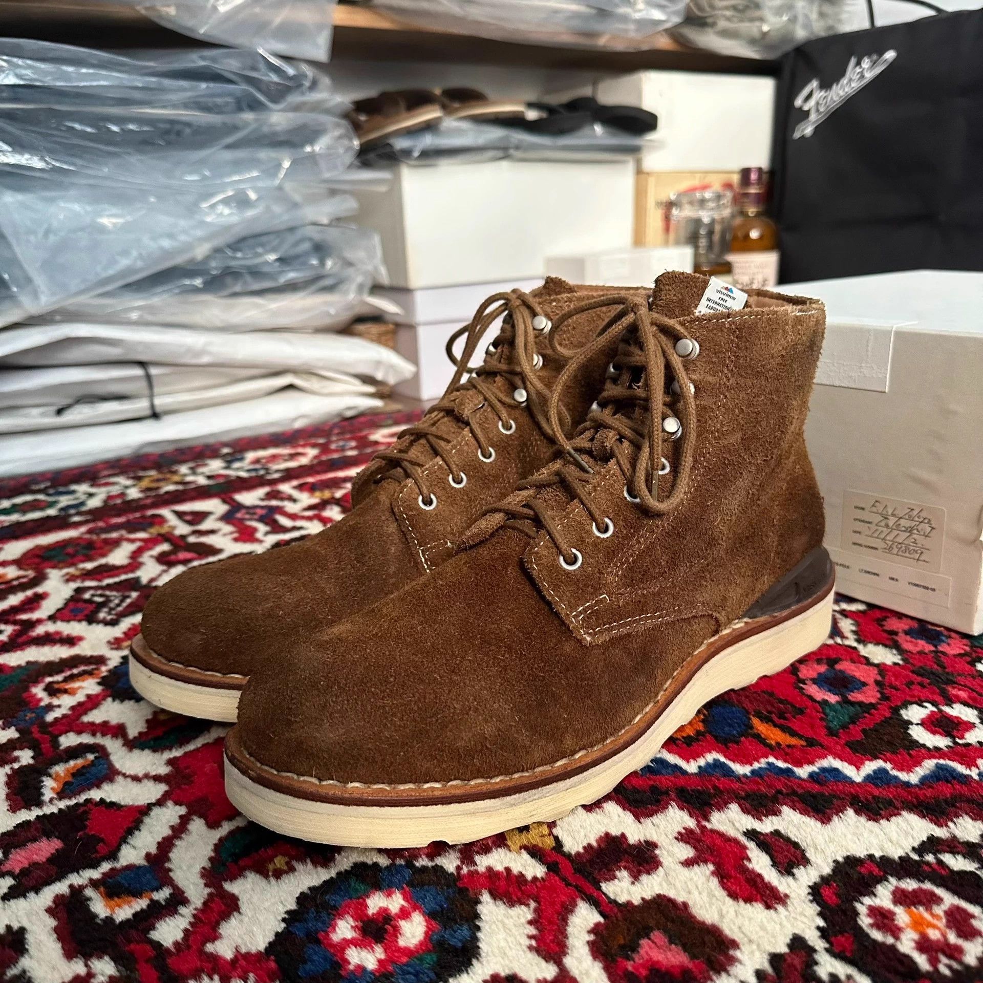 Visvim visvim 10ss virgil boots suede 9.5 Size US 9.5 / EU 42-43 - 1 Thumbnail