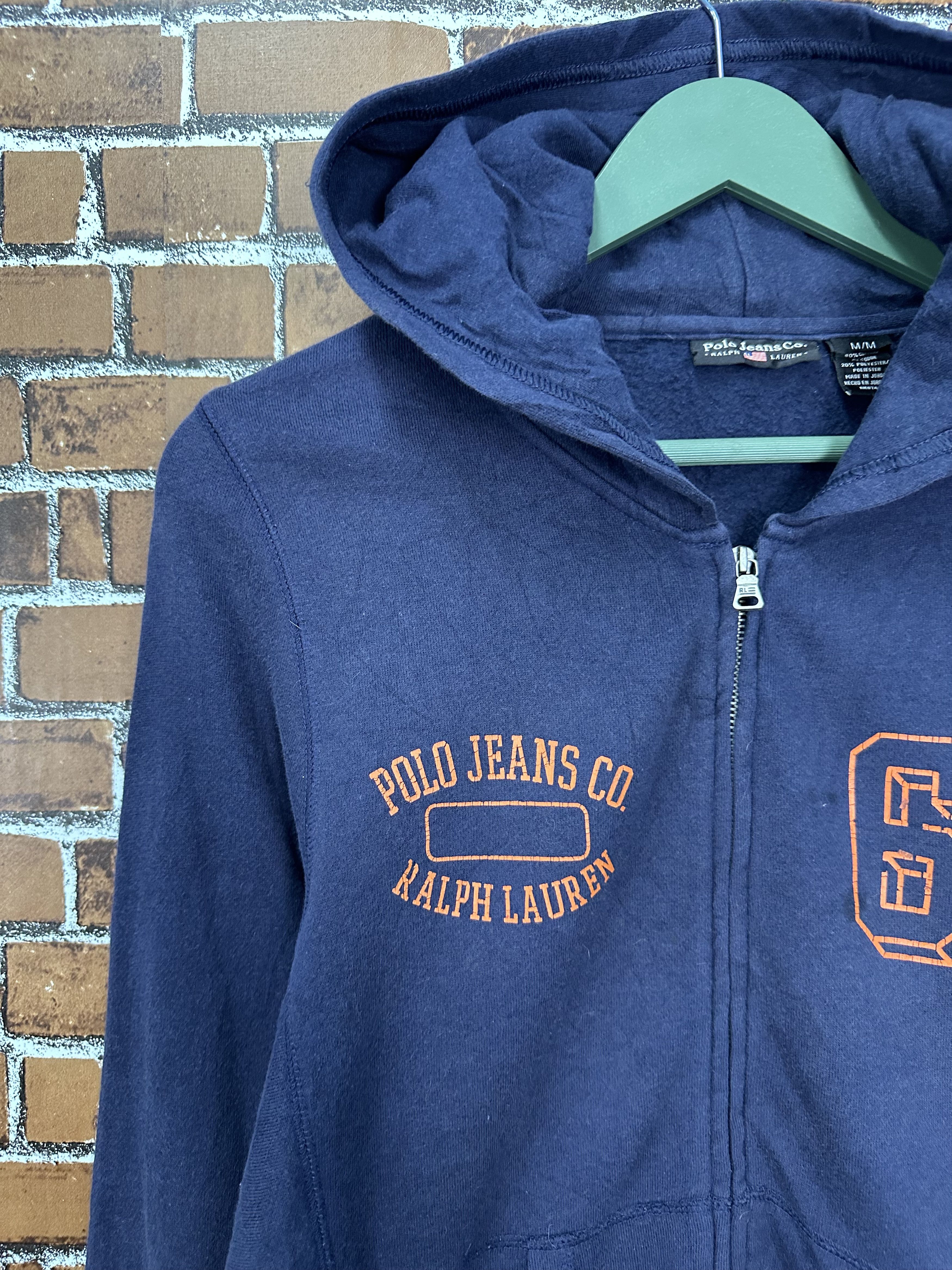 Polo Ralph Lauren Vintage Polo Jeans Ralph Lauren Zipper Hoodie Z438 Size M / US 6-8 / IT 42-44 - 3 Thumbnail