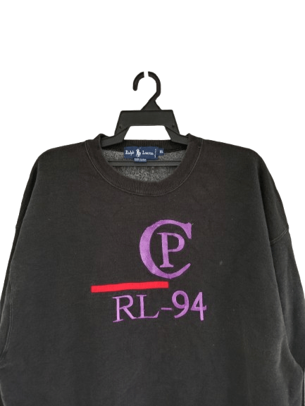 Polo Ralph Lauren Vintage 90s Ralph Lauren Sweatshirt Embroidery Logo Made Usa Size US XL / EU 56 / 4 - 6 Thumbnail