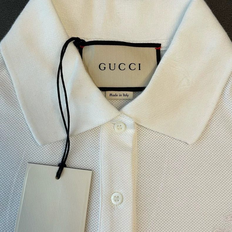 Gucci Gucci Short-sleeved polo shirt with puff sleeves 2505-Nexta Size XS / US 0-2 / IT 36-38 - 3 Thumbnail