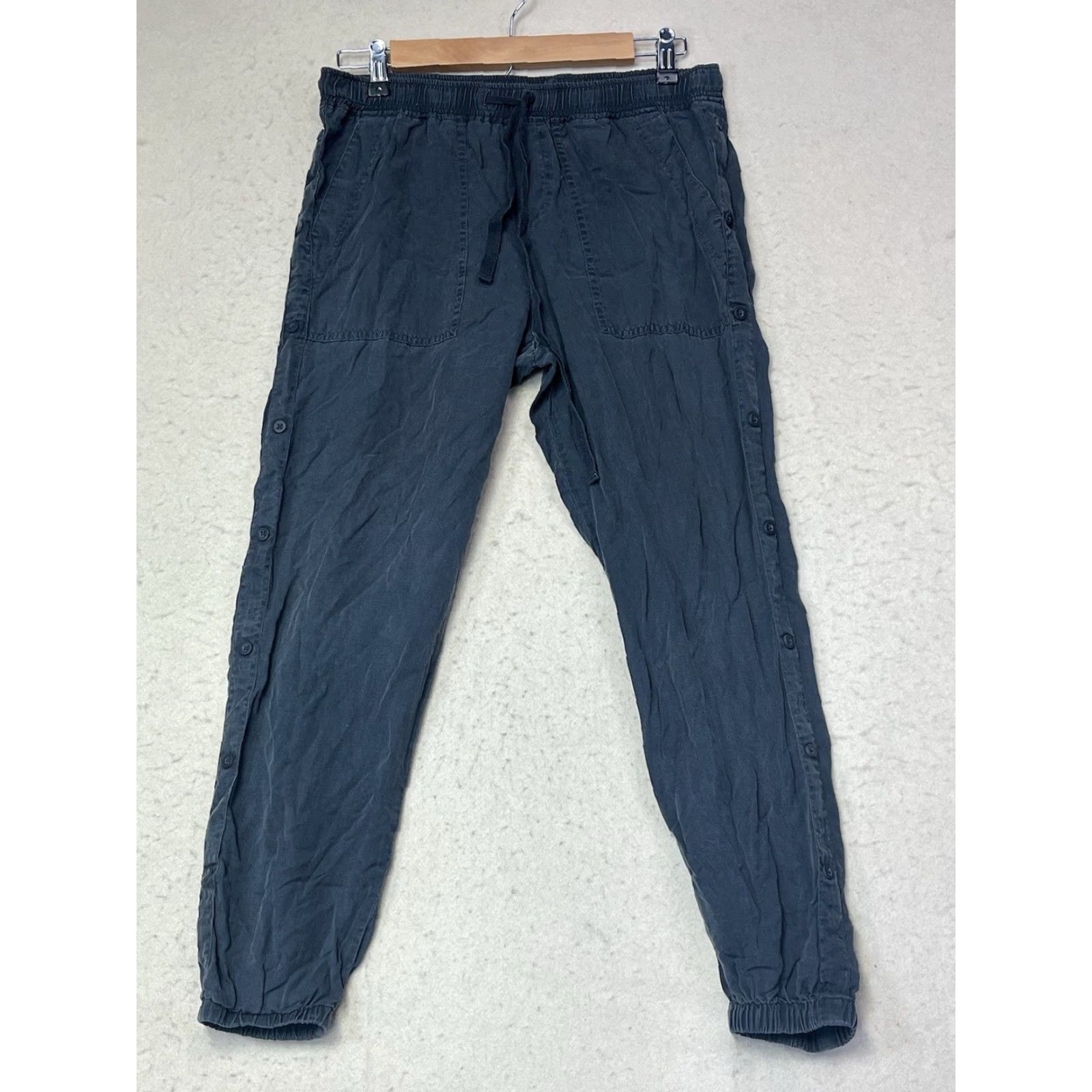 Anthropologie Cloth & Stone Womens Jogger Pants XS Black Regular Pocket Drawstring Pockets Casual Travel Bohemian City Hipster Shoes? Size 26" / US 2 / IT 38 - 2 Thumbnail