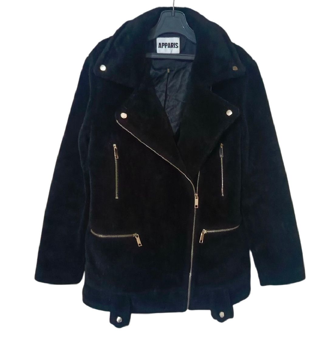 Asymmetric Fur Jacket