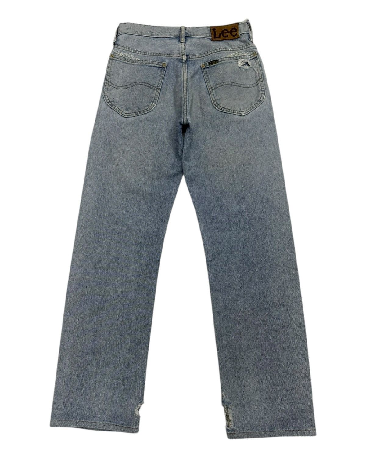 Lee × Left Hand × Vintage LEE RIDERS LEFT HAND DENIM SELVEDGE JEANS Size US 27 - 3 Thumbnail