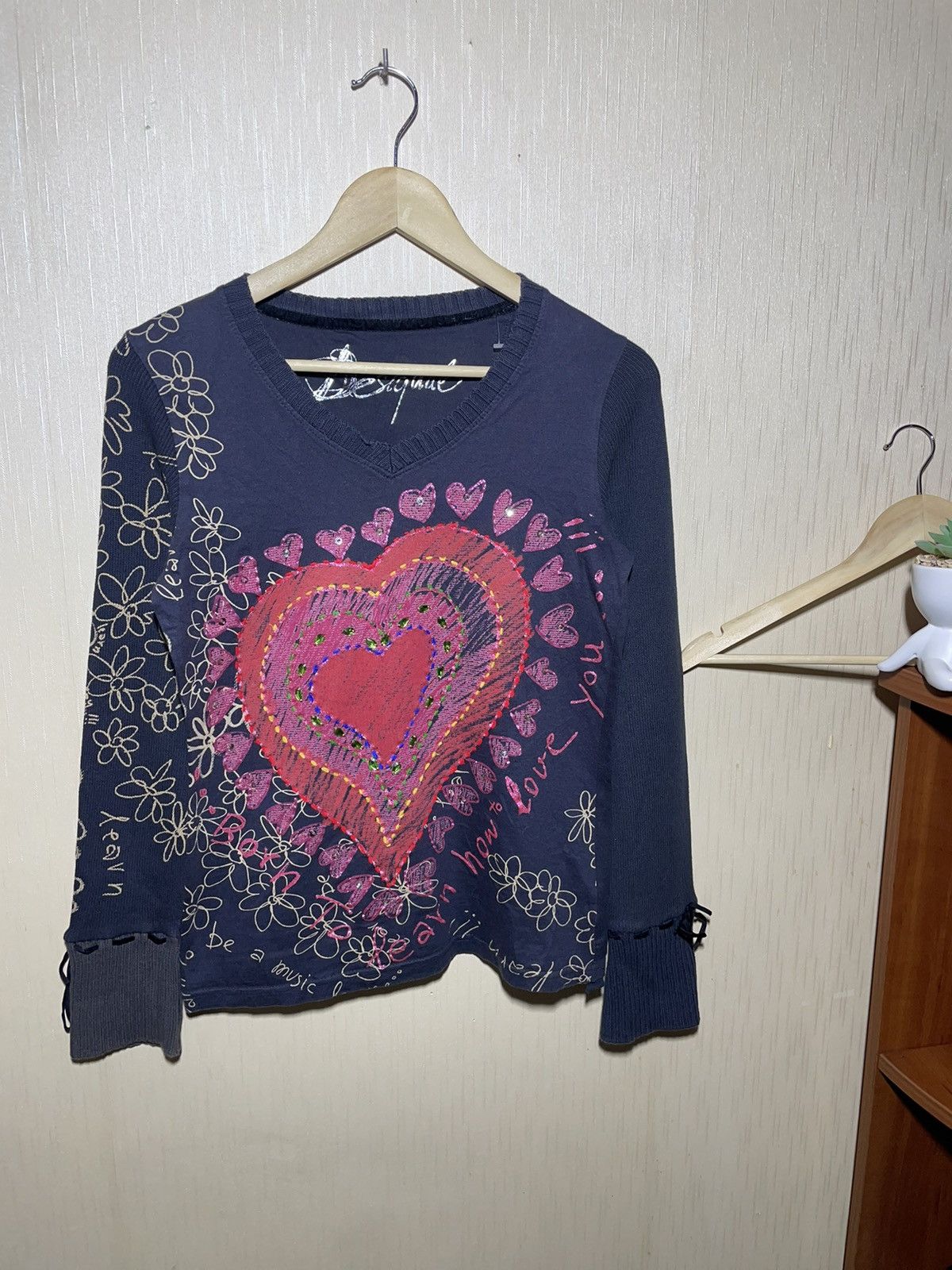 Desigual × Japanese Brand Desigual Streetwear Japanese sweater Size S / US 4 / IT 40 - 1 Thumbnail
