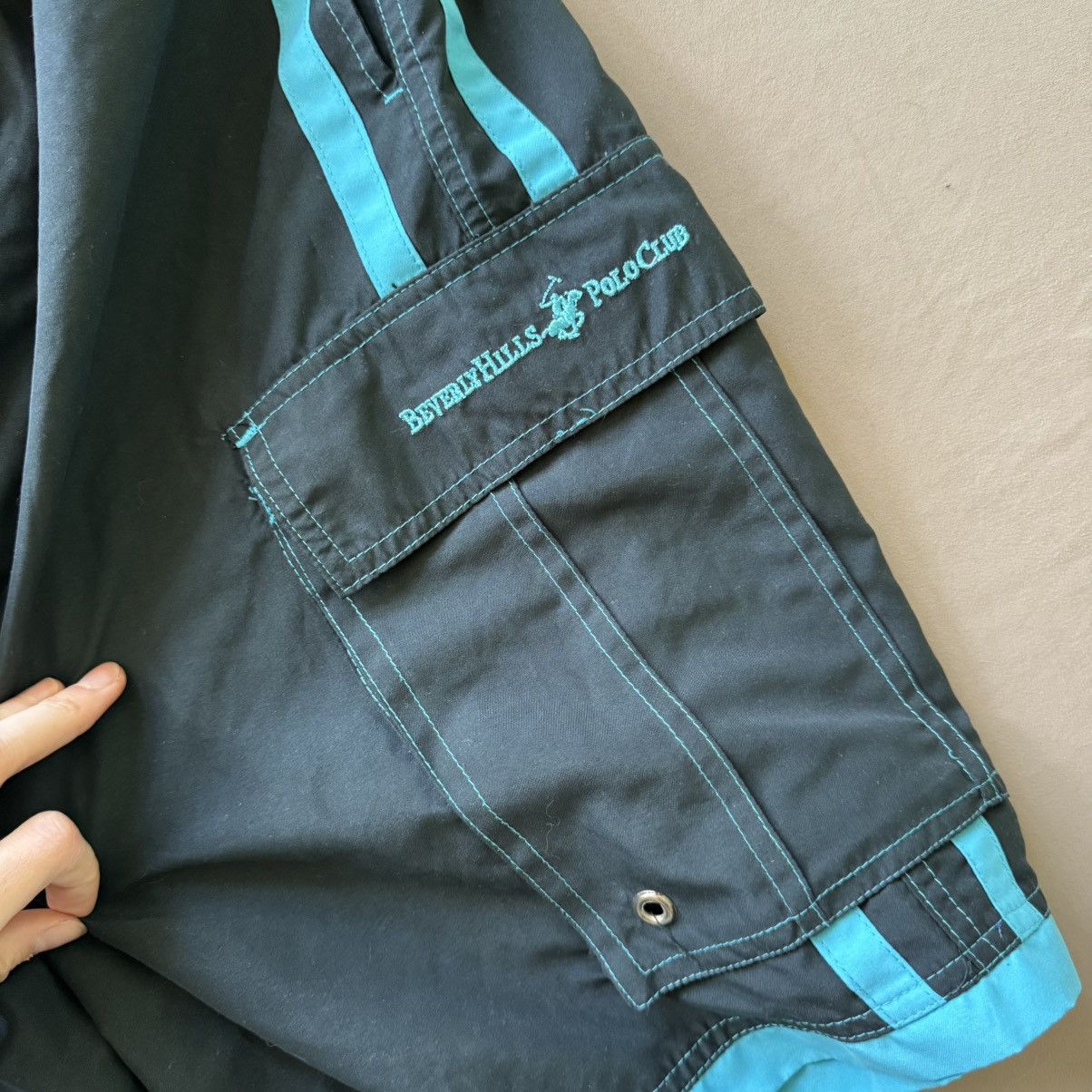 Beverly Hills Polo Club Y2K Beverly Hills Polo Club Cargo Skate Surf Board Shorts Size US 28 / EU 44 - 5 Thumbnail