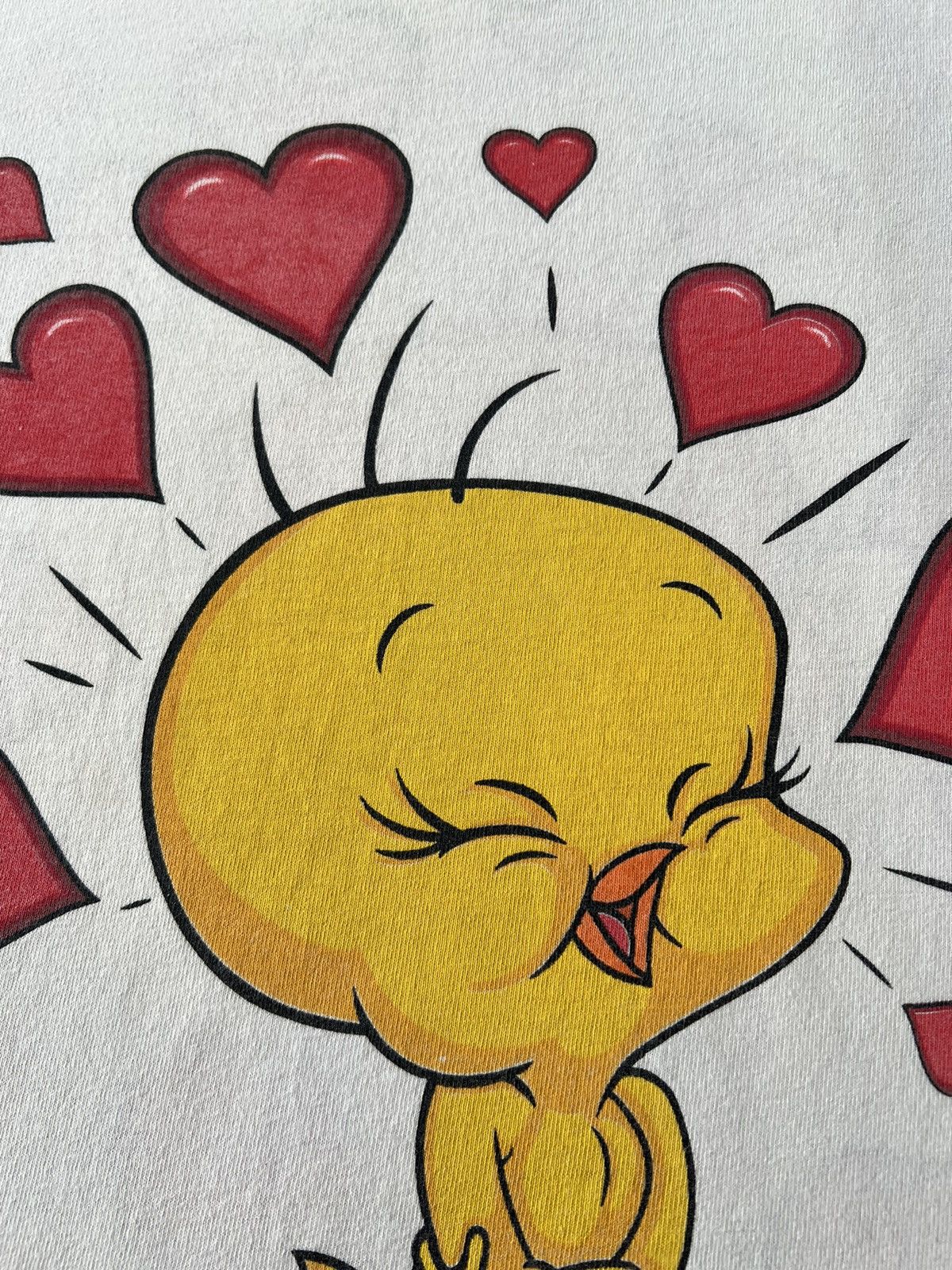 Cartoon Network Vintage 1994 Tweety Love Warner Bros Looney Tunes T-shirt Size US S / EU 44-46 / 1 - 4 Thumbnail