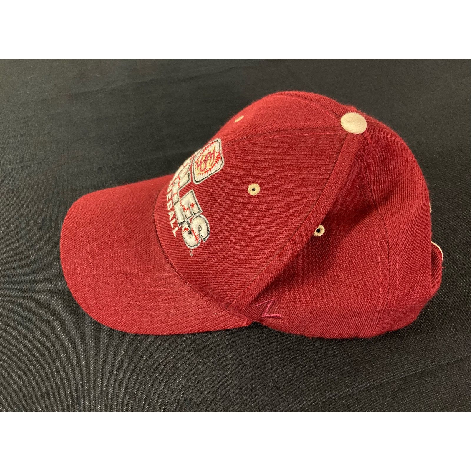 Zephyr NCAA Wool Seminoles Noles Baseball Hat Red One Size Size ONE SIZE - 4 Thumbnail