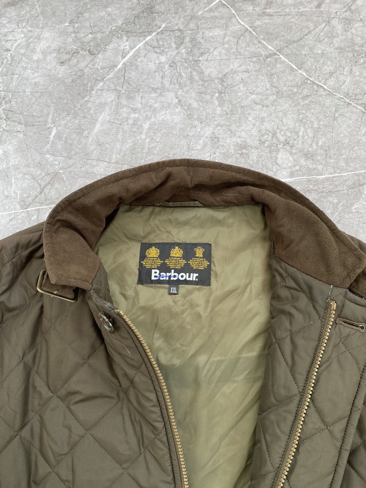 Barbour Vintage Y2K Barbour Quilted Lutz Casual Jacket Retro Hype Size US XXL / EU 58 / 5 - 14 Thumbnail