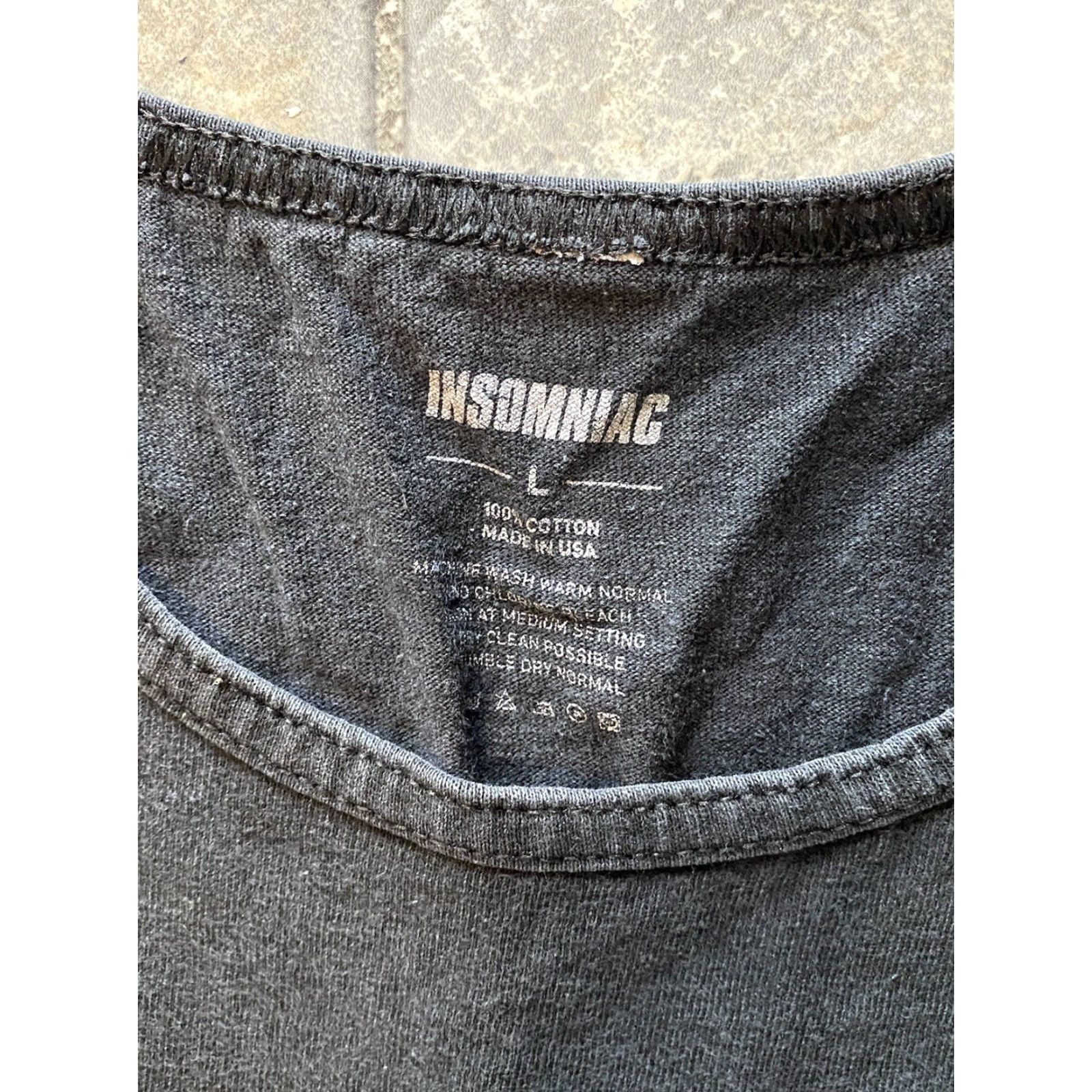 Vintage Nocturnal Wonderland Festival Lineup 2019 Insomniac Mens LARGE Tank Top Shirt Black T-Shirt Graphic Print Sleeveless Short Sleeve Tagless Printing Size US L / EU 52-54 / 3 - 5 Thumbnail