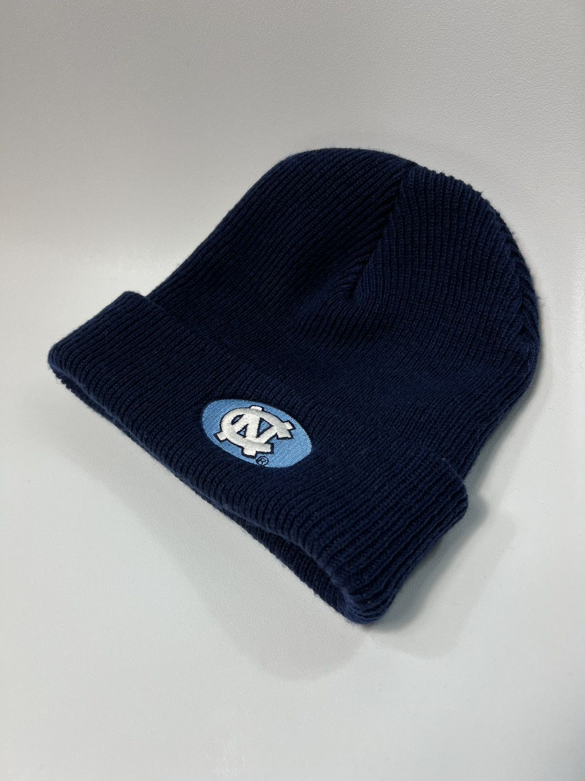 Nike Nike UNC Tar Heels Beanie Navy Double Sided Swoosh NC Cuff Size ONE SIZE - 6 Thumbnail