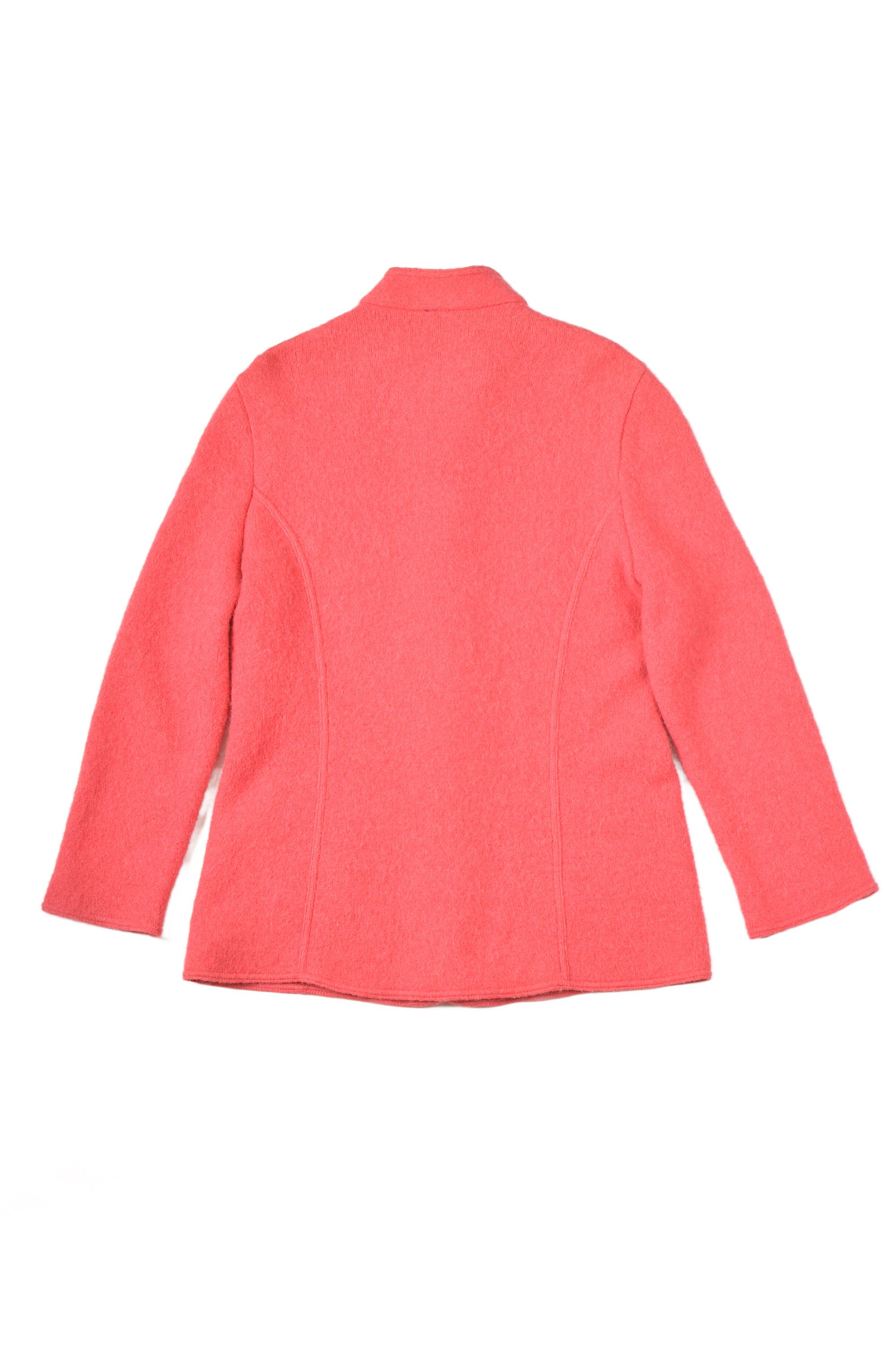 Gucci × Vintage Gucci Tom Ford Era Vintage W's Pink Alpaca Wool Cardigan Size L / US 10 / IT 46 - 8 Thumbnail