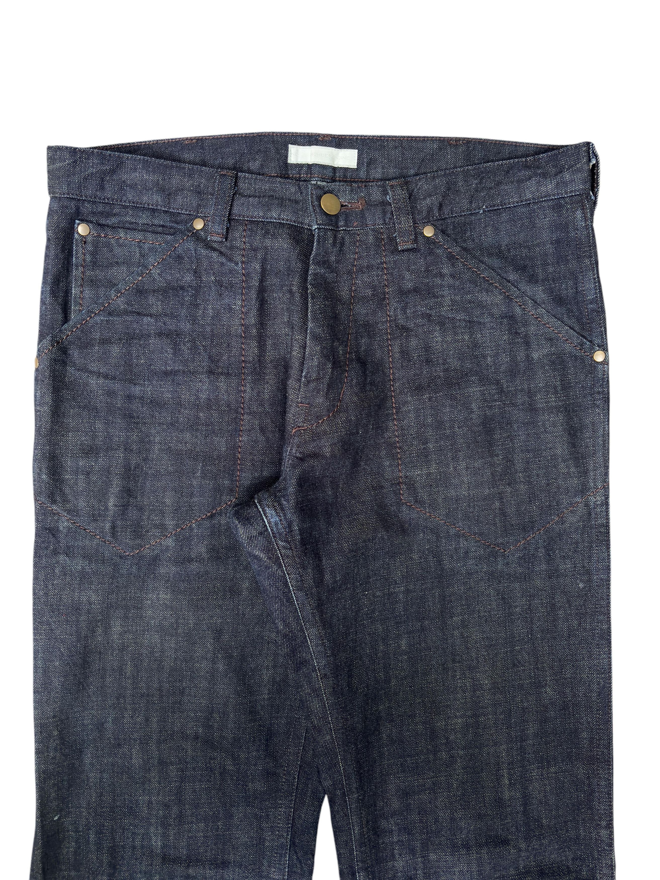 Number (N)ine Number Nine Kooks Indigo Heavyweight Denim Work Pants JAPAN Size US 32 / EU 48 - 4 Thumbnail