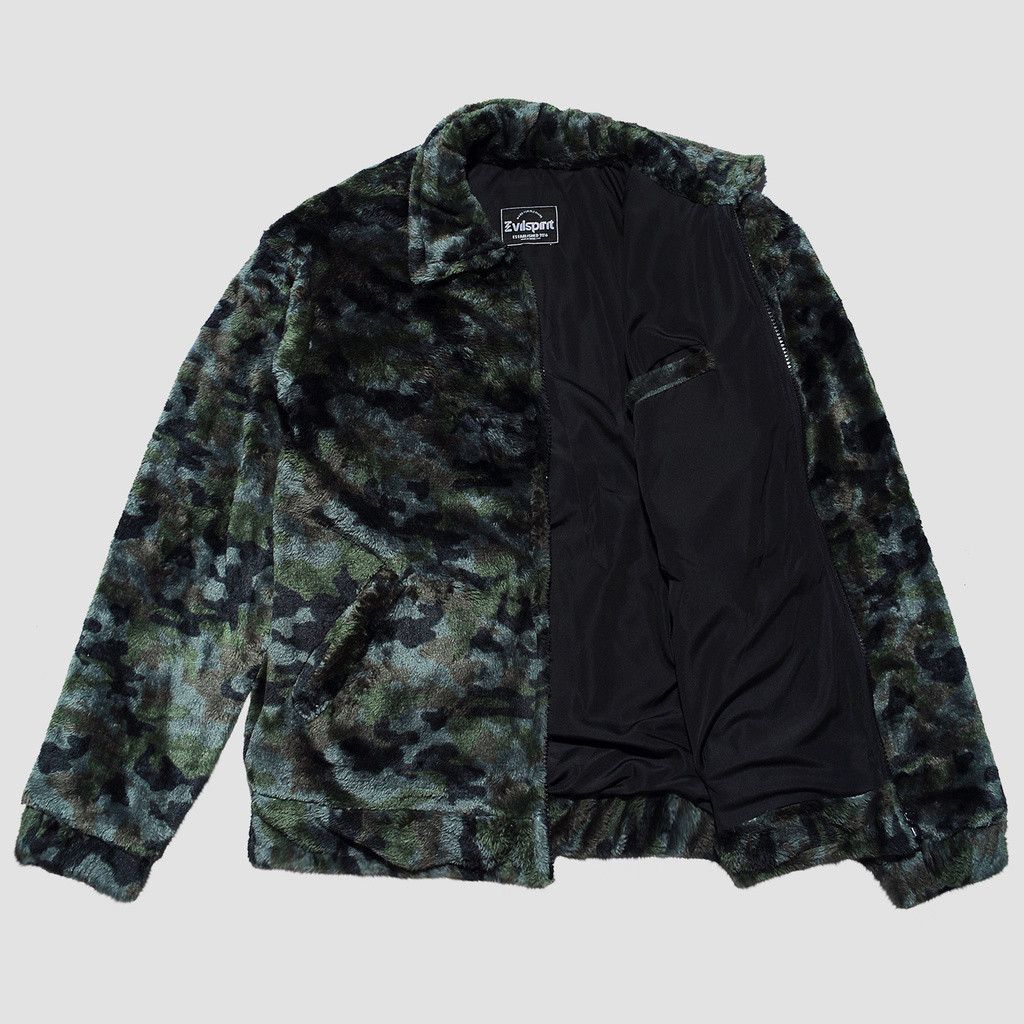 Varsity ARMY SHERPA JACKET RUBLE BRAVE | Grailed