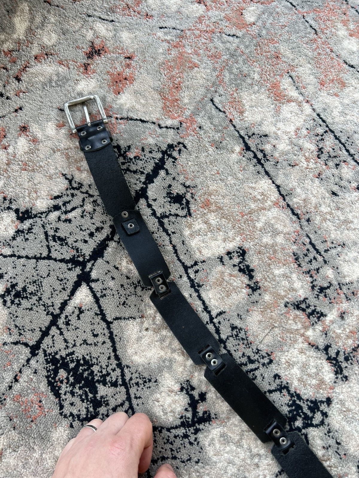 Japanese Brand Avant Garde Leather Belt Size ONE SIZE - 6 Thumbnail