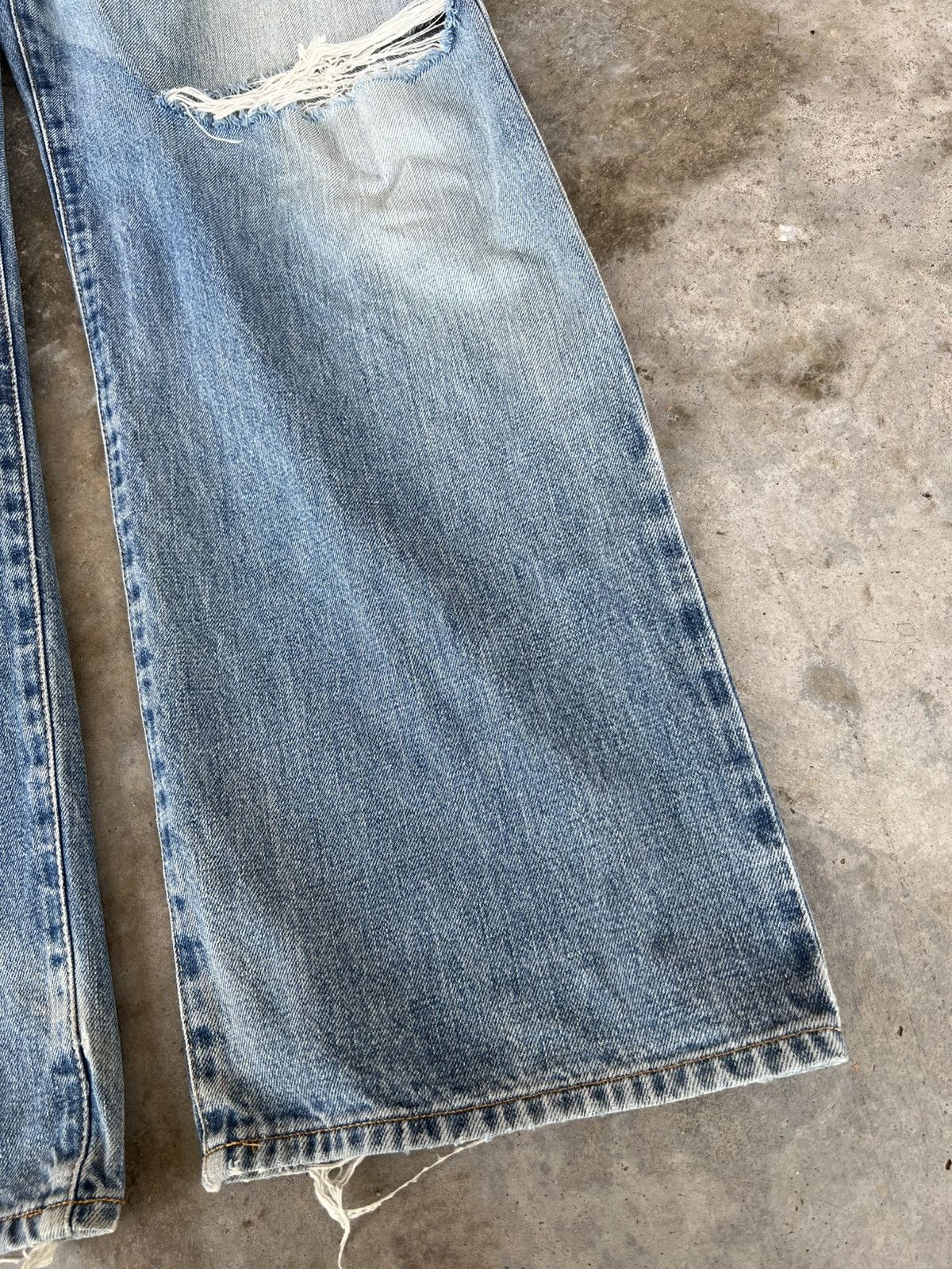 If Six Was Nine × Japanese Brand × Sophnet. 💥Baggy💥Vintage Sophnet. faded Distressed Jean Size US 35 - 4 Thumbnail