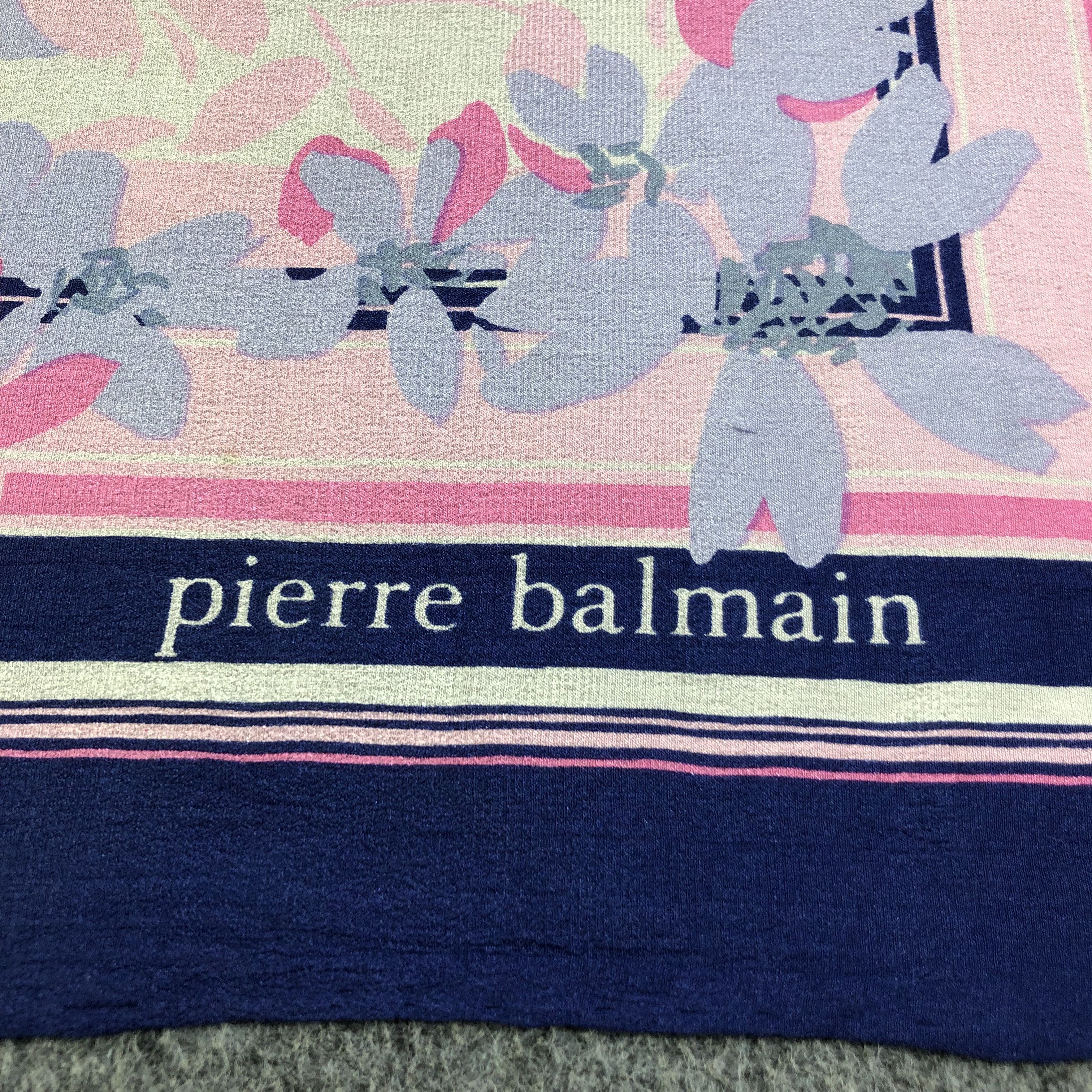 Pierre Balmain Vintage Pierre Balmain Floral Silk Scarf M501 Size ONE SIZE - 3 Thumbnail