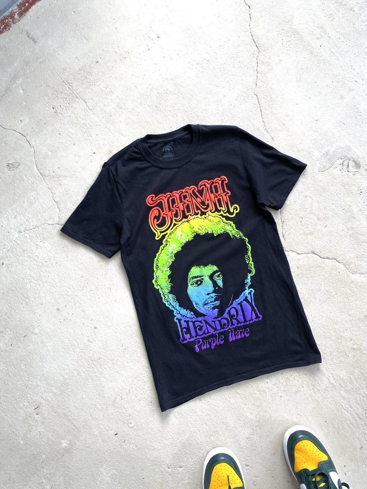 Jimi Hendrix Vintage Jimi Hendrix Purple Haze Tee Shirt Guitar Band Size US S / EU 44-46 / 1 - 2 Thumbnail