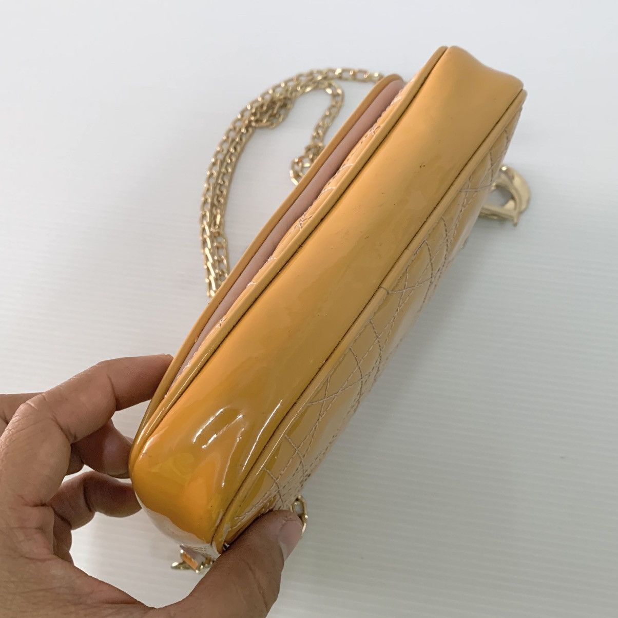 Christian Dior Monsieur Christian Dior Vernis Leather Sling Bag Size ONE SIZE - 5 Thumbnail