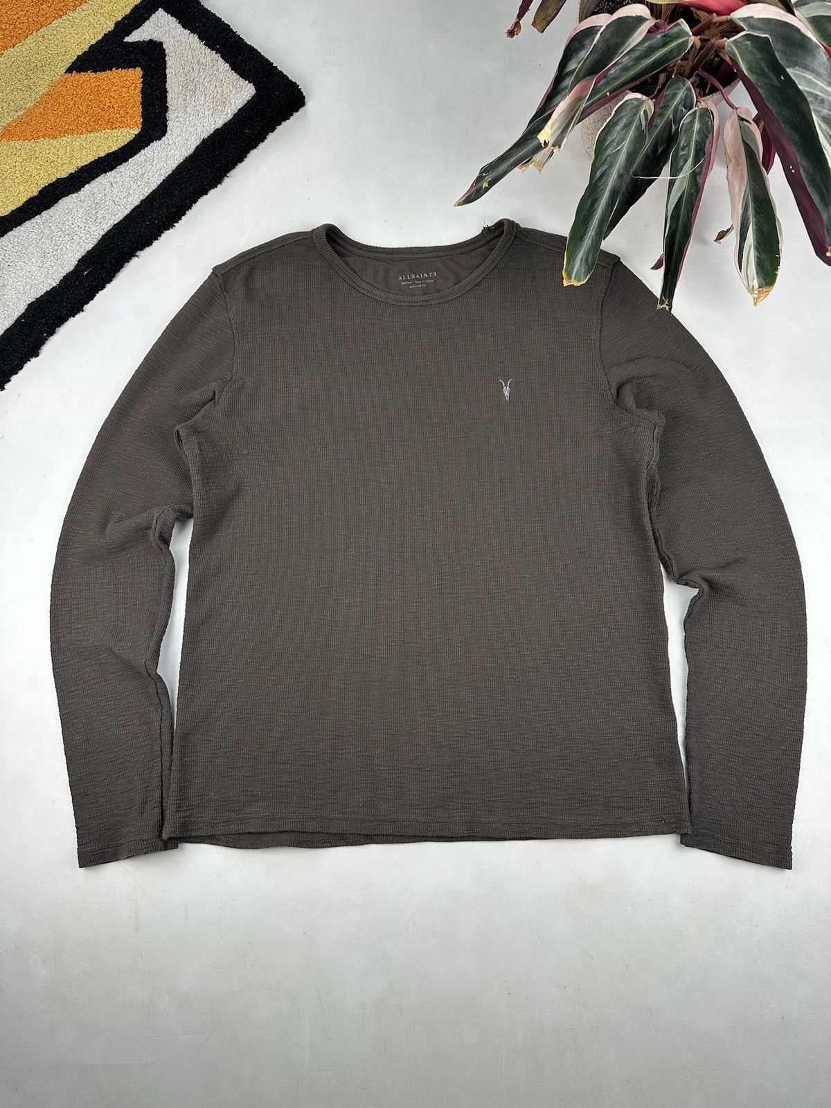 Allsaints × Designer × Japanese Brand AllSaints Longsleeve Jumper Pull Knitwear Designer Size US M / EU 48-50 / 2 - 2 Thumbnail