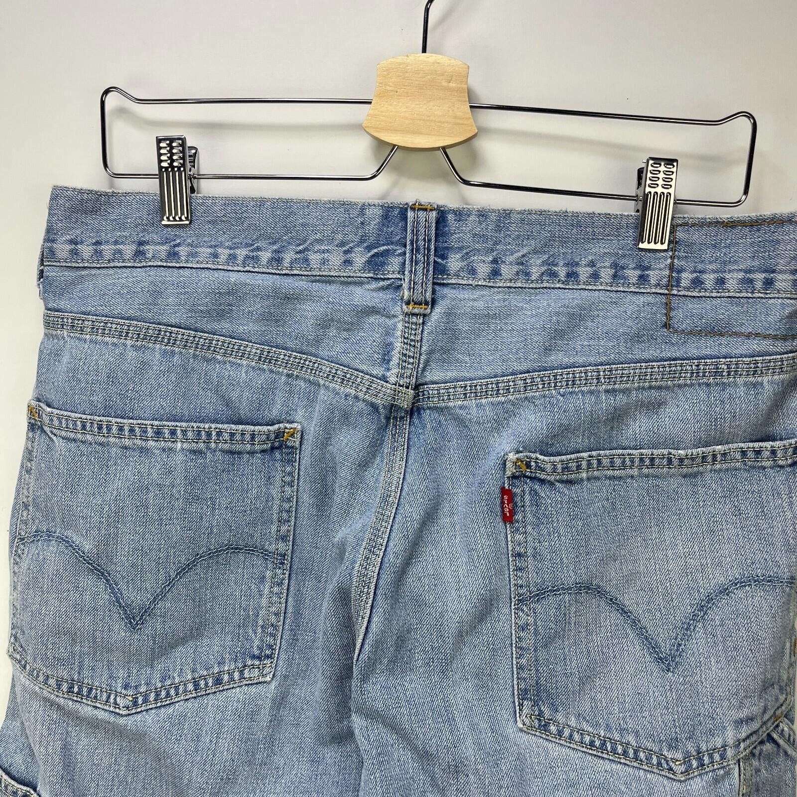 Levi's Vintage Levi's Loose Carpenter Denim Jean Shorts 32 Size US 32 / EU 48 - 2 Thumbnail
