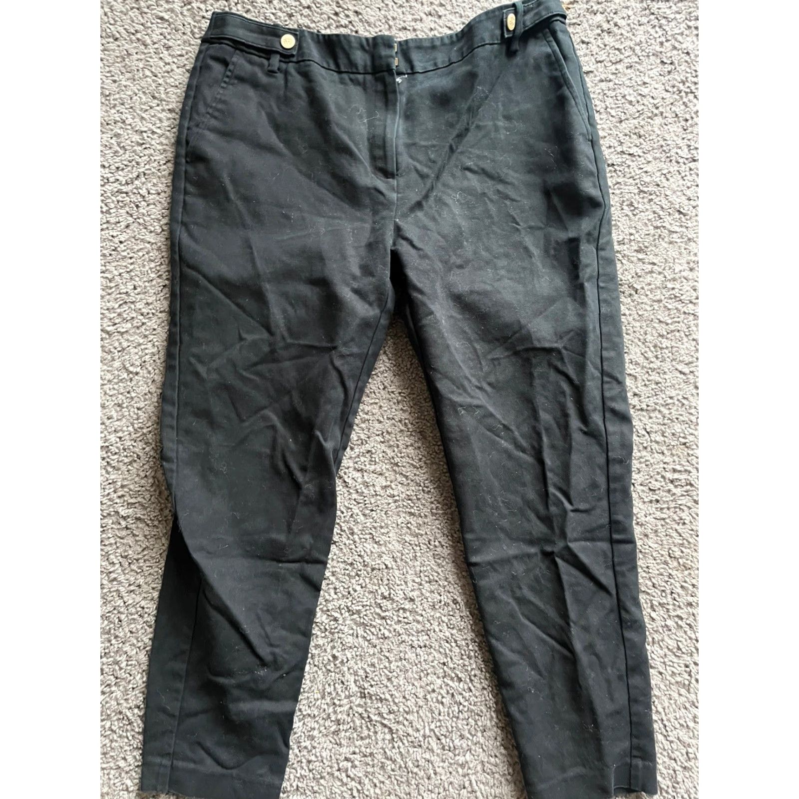 Jones New York Jones New York Grace Dress Pants Womens Size 8 Black Size 30" / US 8 / IT 44 - 2 Thumbnail