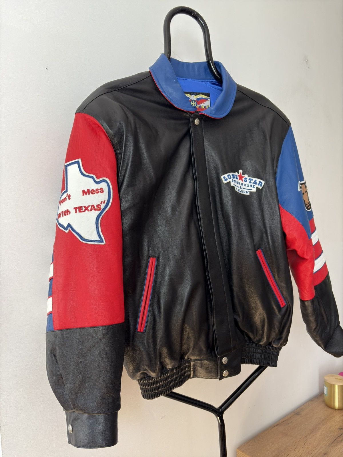 Designer × Jeff Hamilton Jeff Hamilton Vintage Leather Jacket – Lone Star – 1991 Size US M / EU 48-50 / 2 - 5 Thumbnail