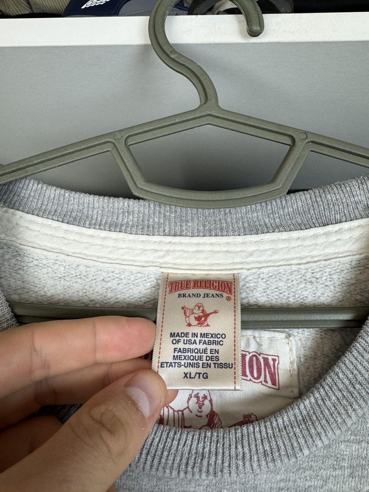 True Religion True Religion Small Logo Crewneck Sweatshirt Size US XL / EU 56 / 4 - 5 Thumbnail