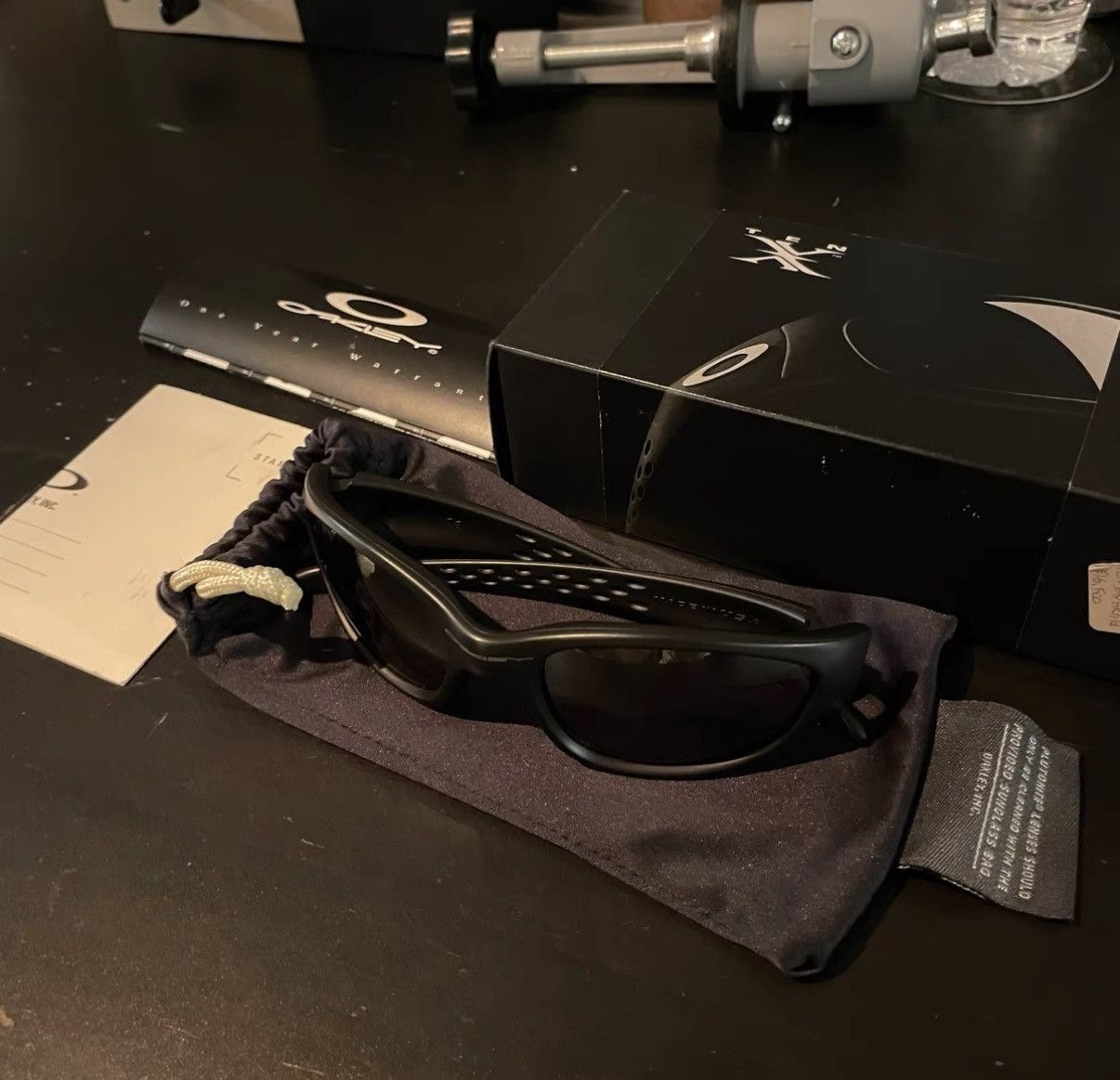Oakley OAKLEY Tens X Black 10s 2000 Sports Sunglasses K24 Size ONE SIZE - 7 Thumbnail
