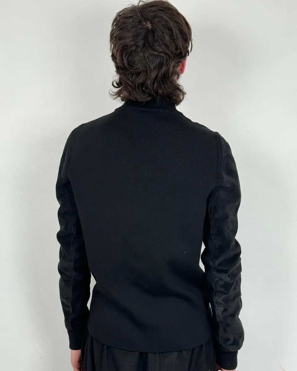 Gucci AW2003 Gucci Wool & Suede Hybrid Black Leather Jacket by Tom Ford Size US M / EU 48-50 / 2 - 3 Thumbnail